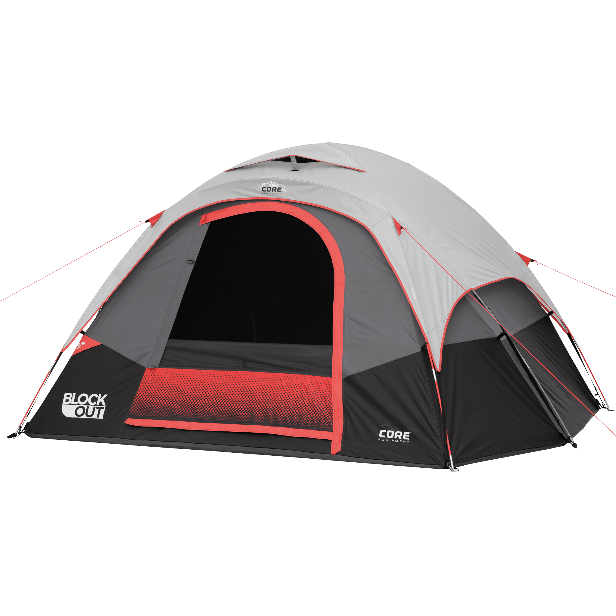 dome shaped tent 6 Person Blockout Dome Tent (11' x 9')