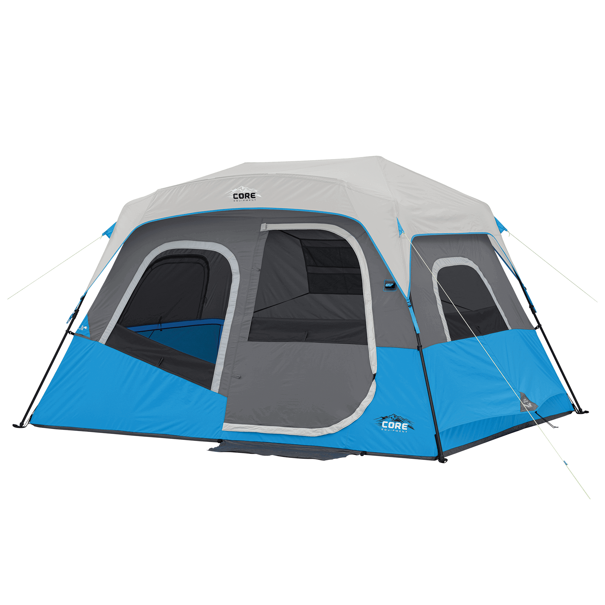 6 Person Lighted Instant Cabin Tent