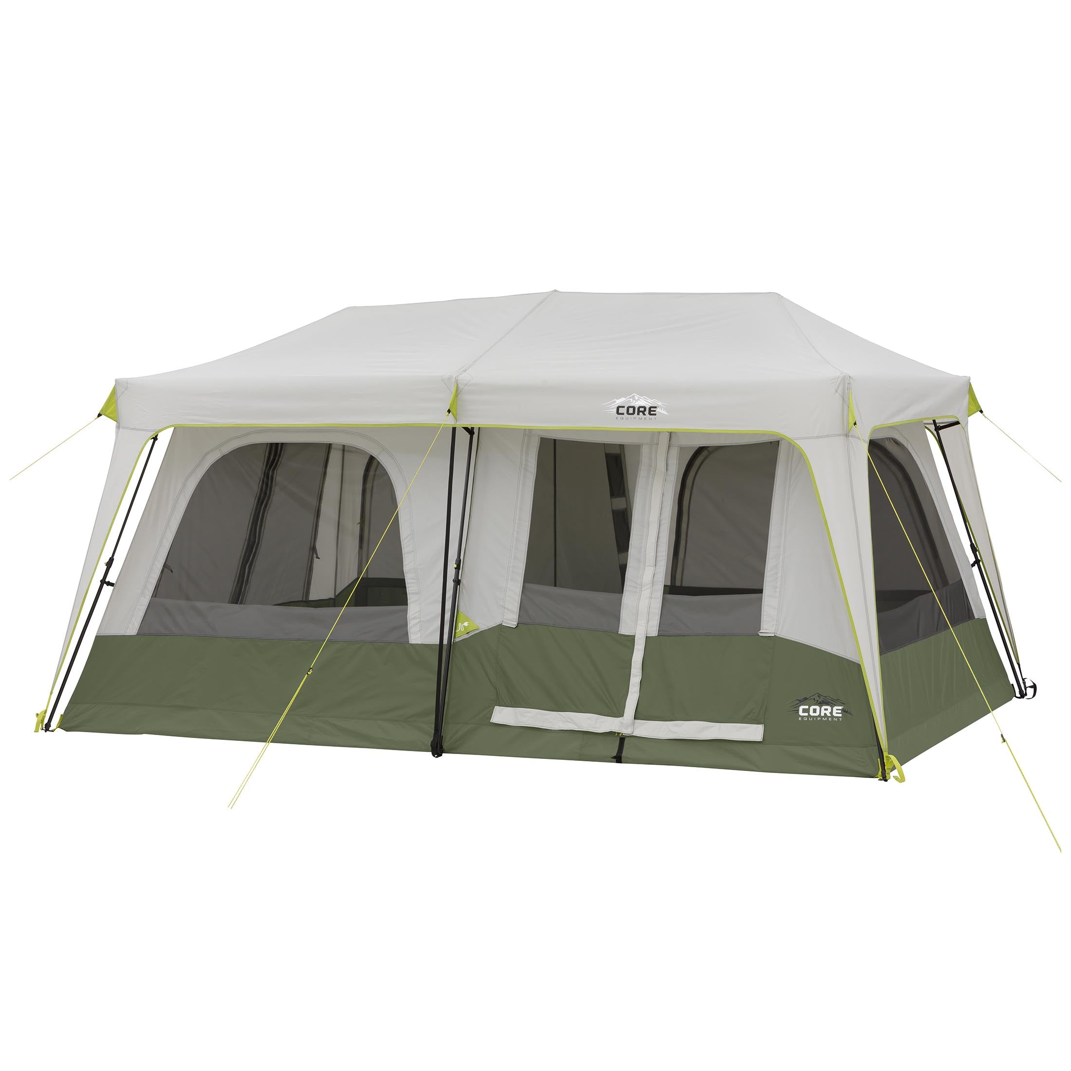 CORE 6 Person Lighted Blockout Tent with Full Rainfly | C