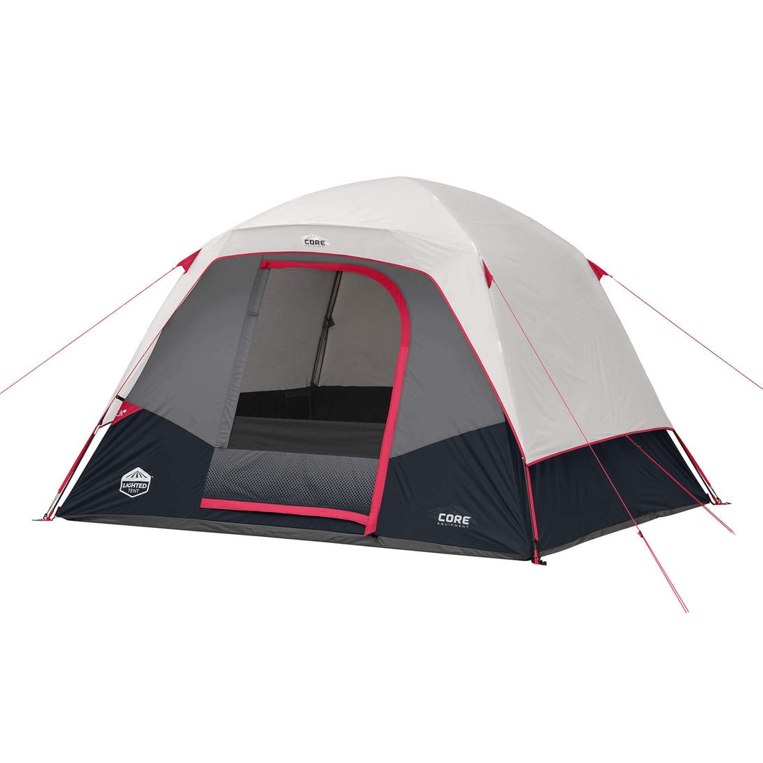6 Person Lighted Dome Tent
