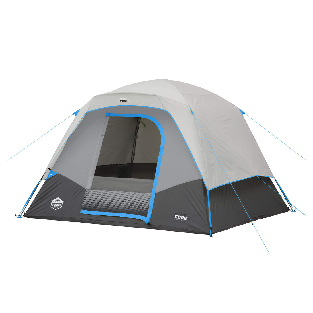 6 Person Lighted Dome Tent