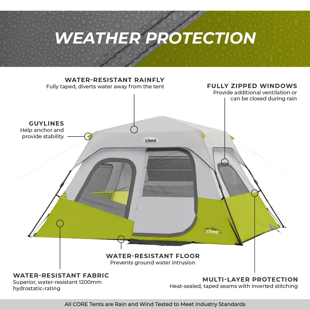 6 Person Instant Cabin Tent