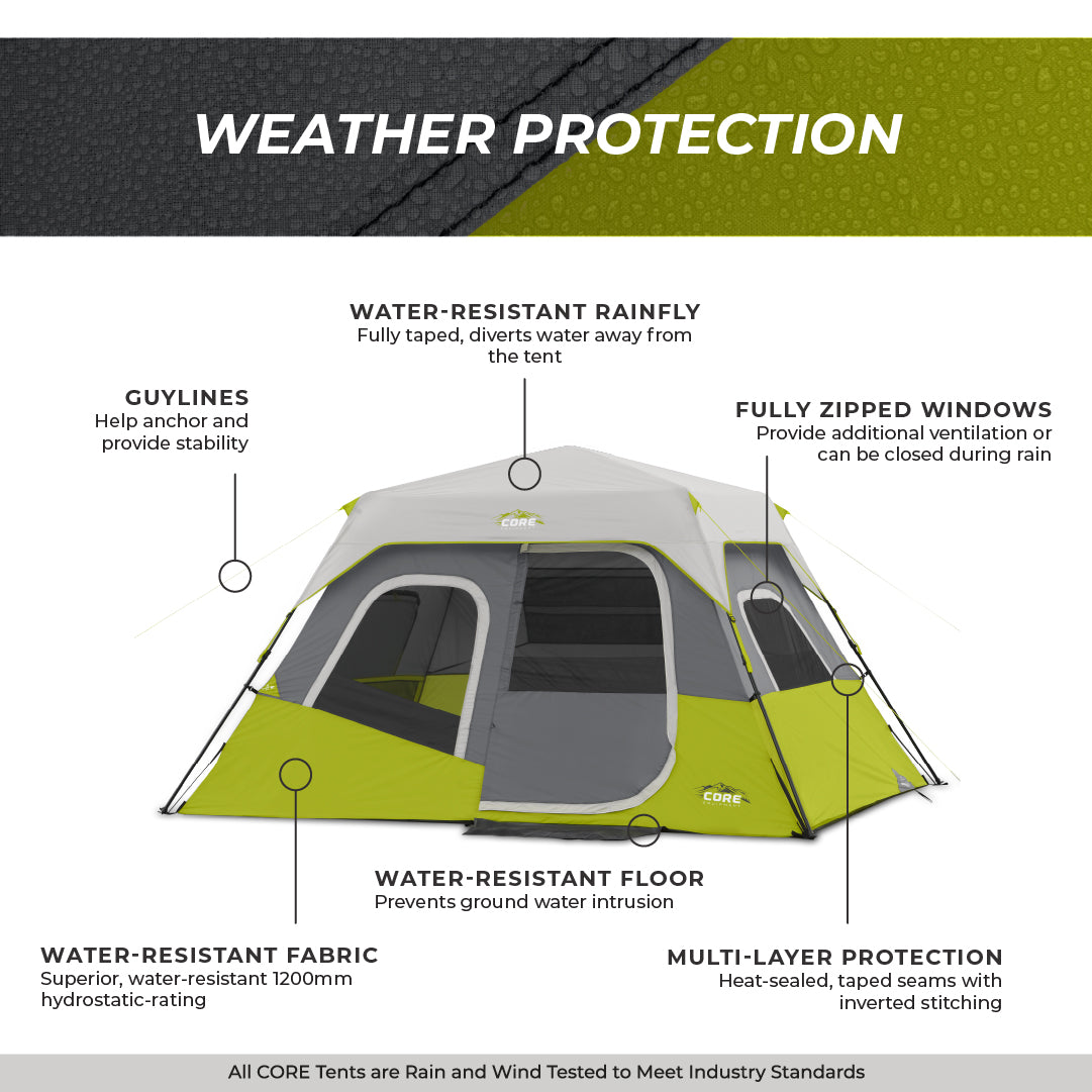 6 Person Instant Cabin Tent