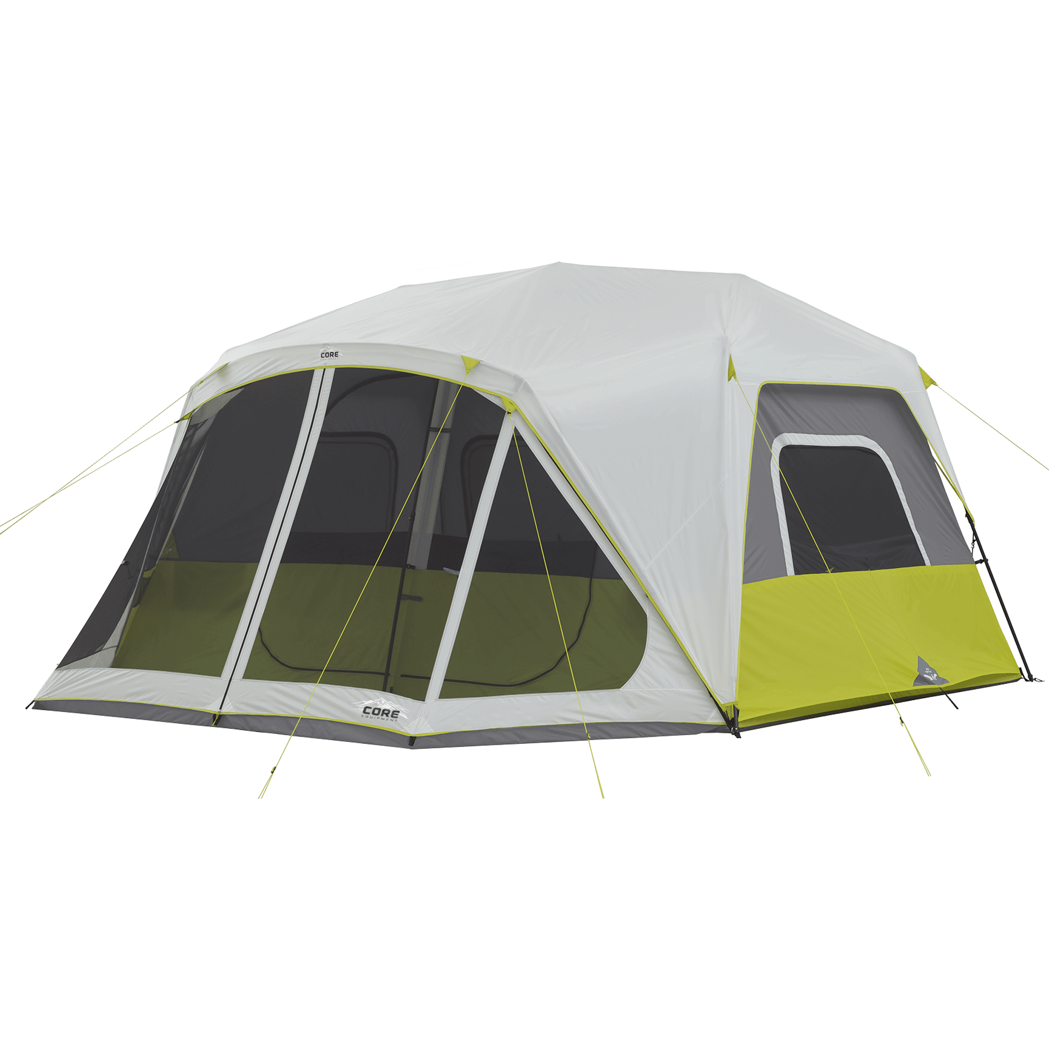 one touch tent Core 10-Person Instant Cabin Tent with Screen Room