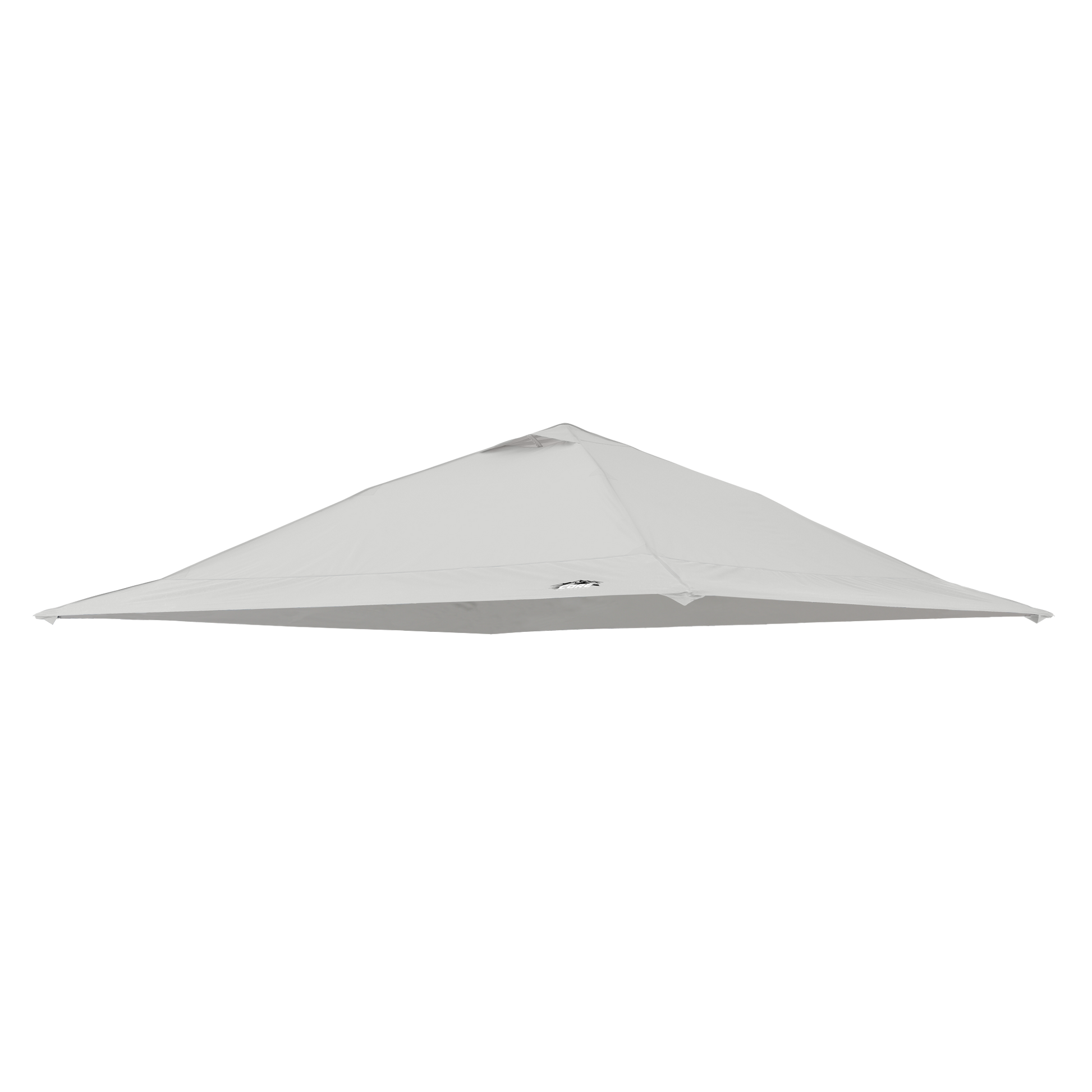 CORE 13x13 Center Push canopy top in gray, replacement accessory featuring durable fabric and a vented roof for added airflow.