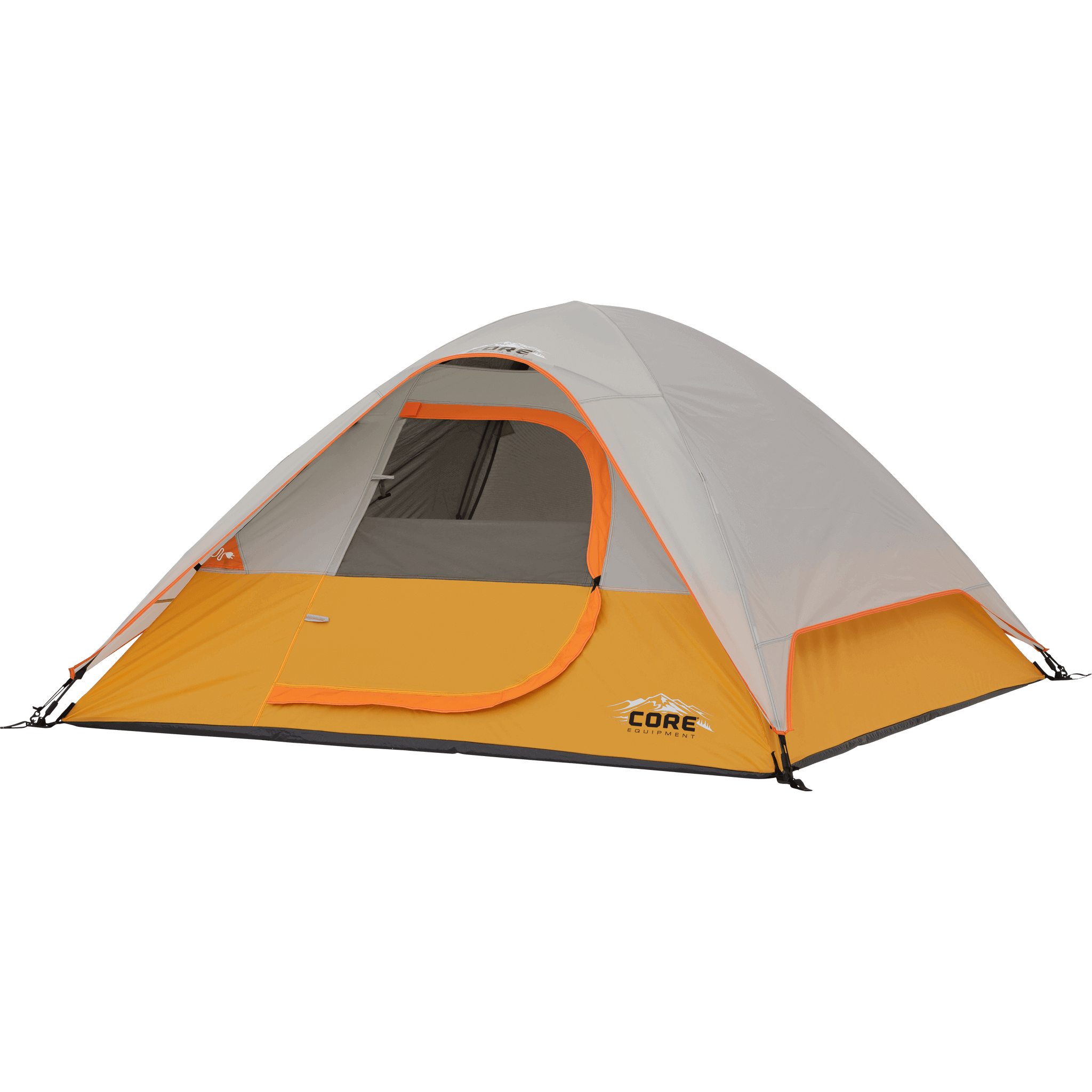 three man tents CORE Equipment 3 Person Dome Tent, Orange