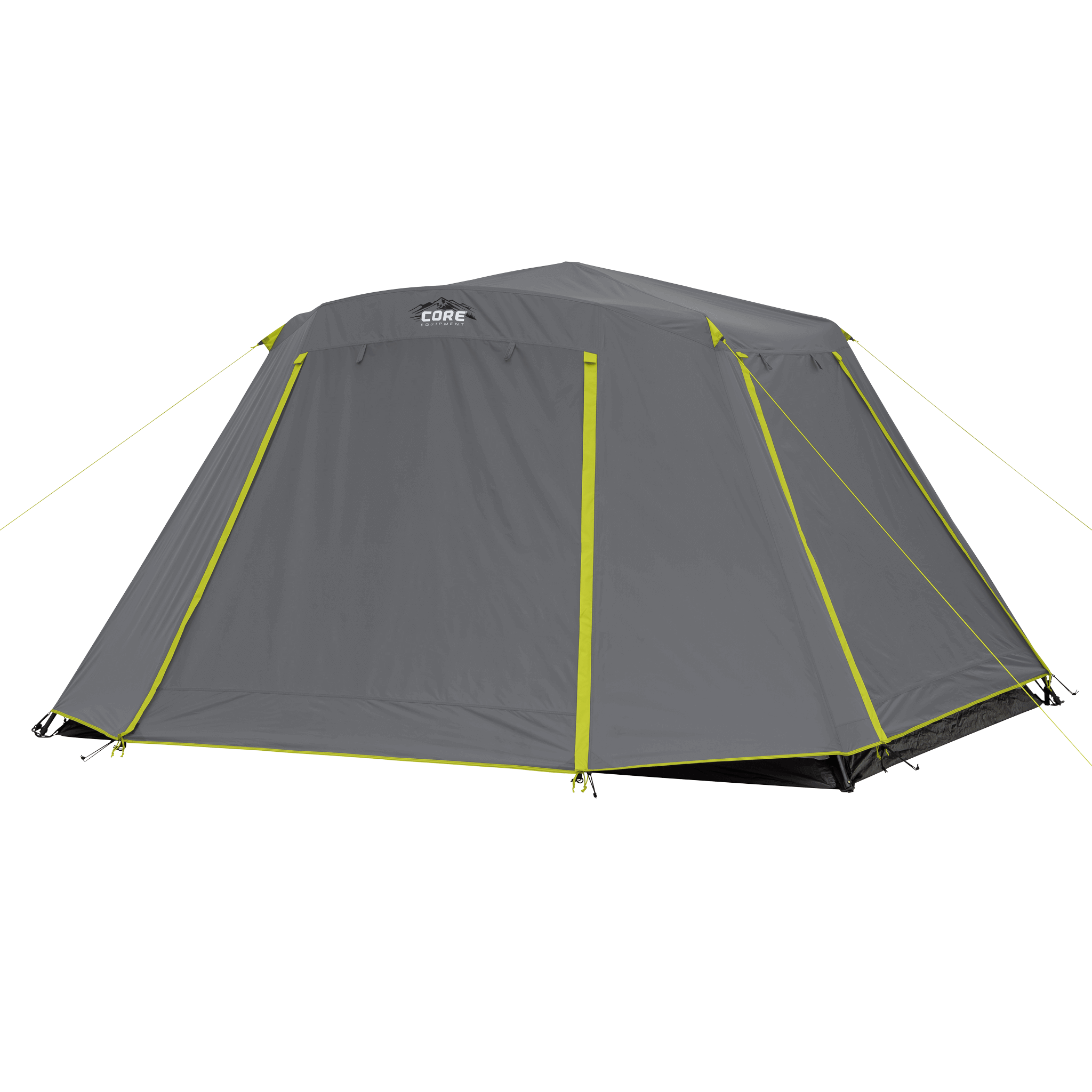 pop up tent 6 person Core Equipment 6-Person Instant Cabin Tent with Full Rainfly