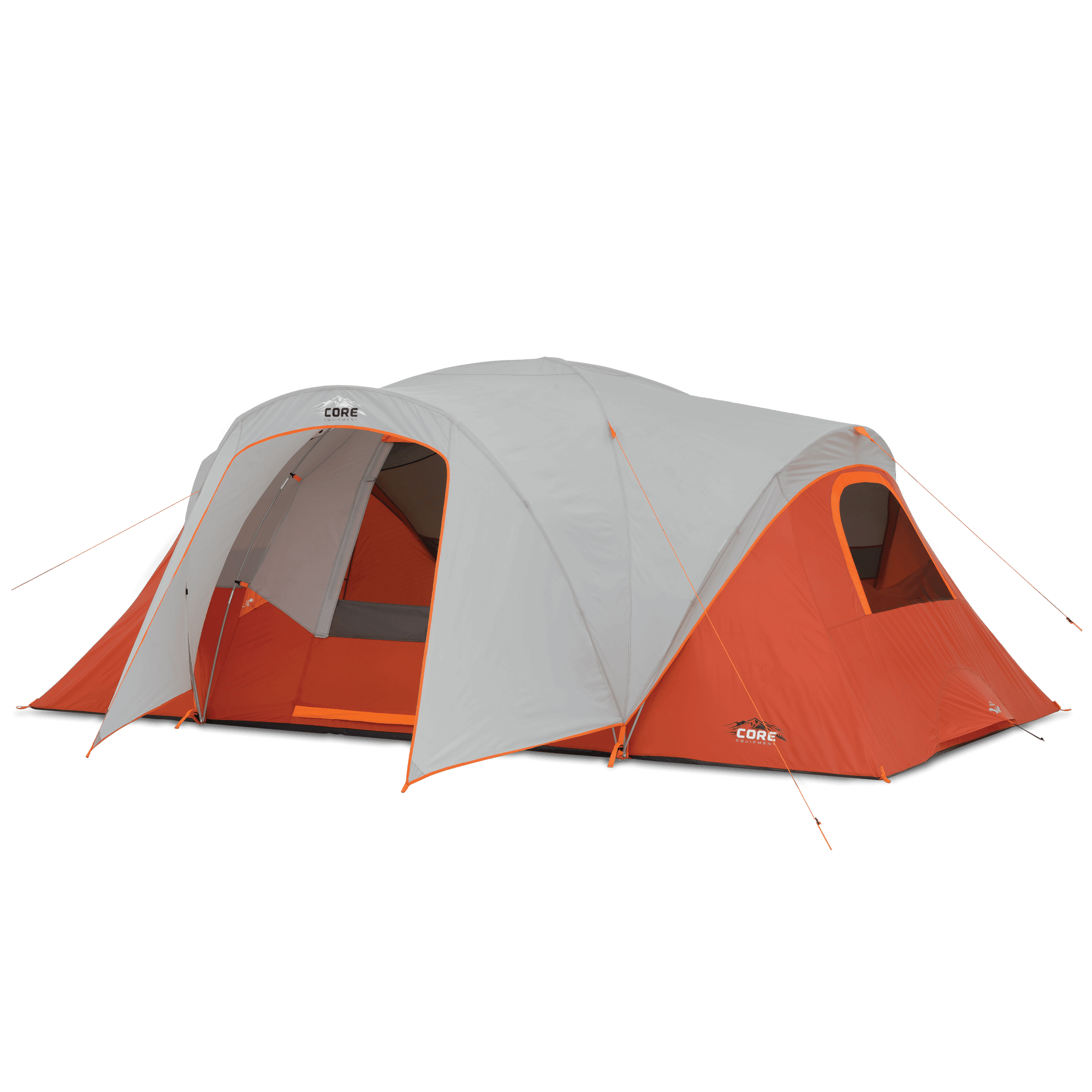 dome vs cabin tent CORE 9 Person Dome Tent with Vestibule