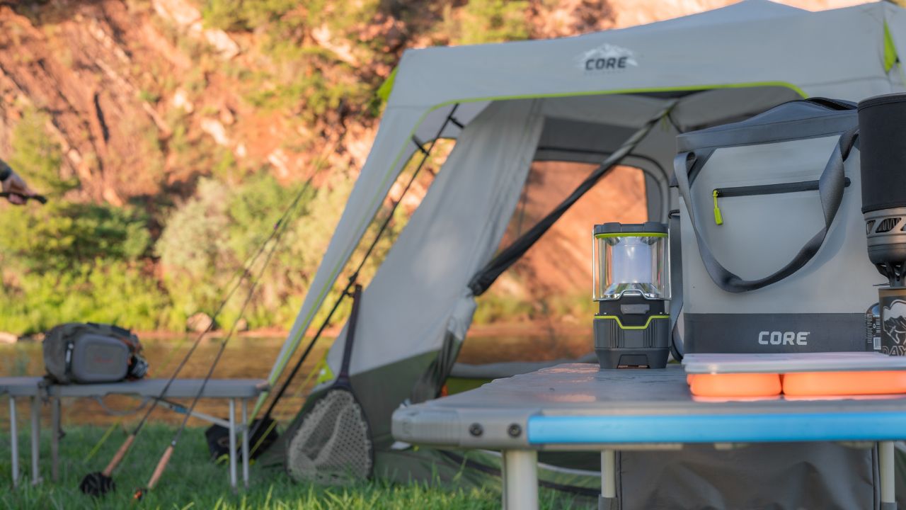 Load video: Video showcasing the CORE 4 Foot Camp Table.