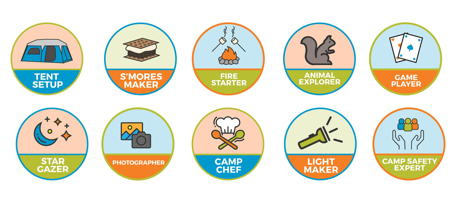 #BackyardCamp Merit Badges