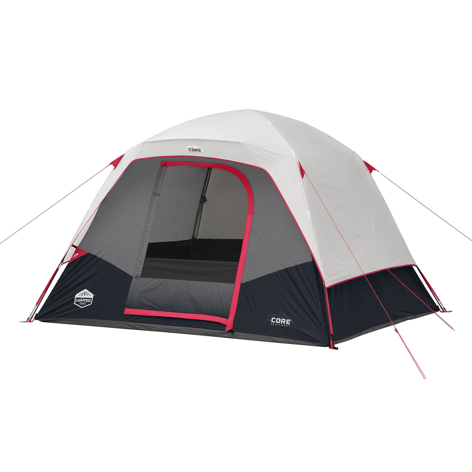 6 Person Lighted Dome Tent