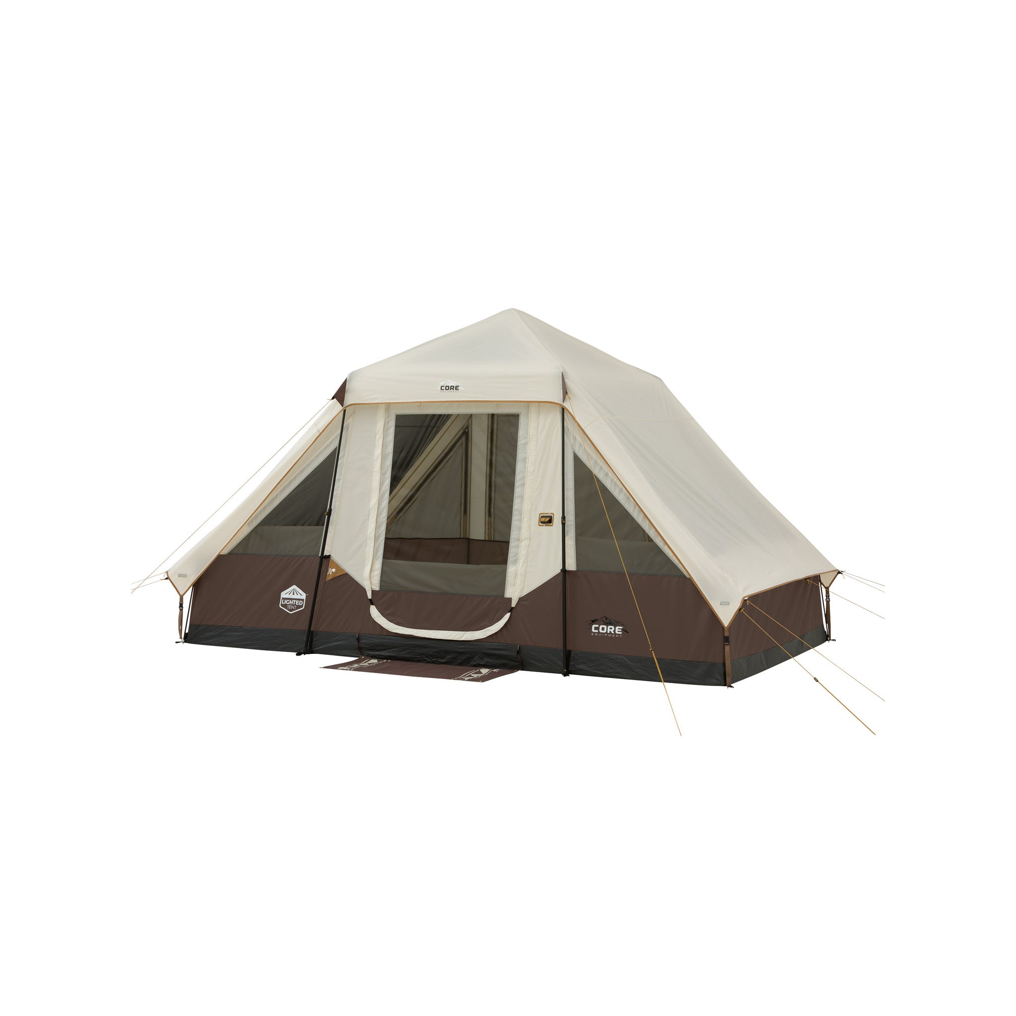 6 Person Lighted Instant Pyramid Tent