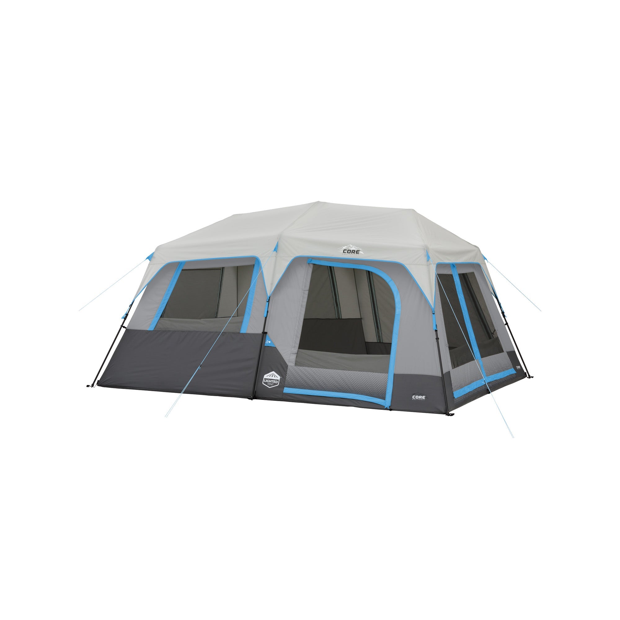 10 Person Lighted Instant Cabin Tent