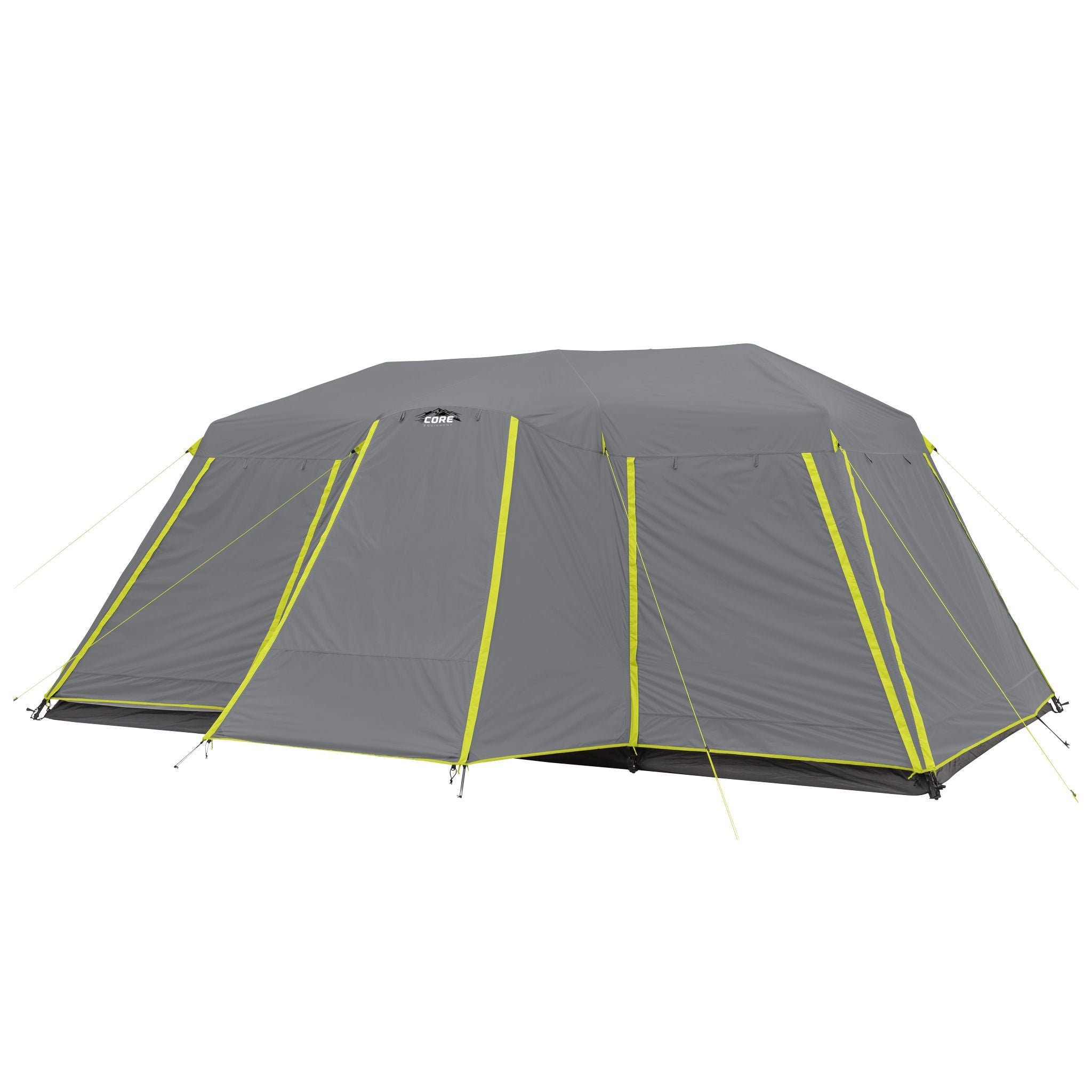 CORE 12 person instant cabin tent with full rainfly collection 