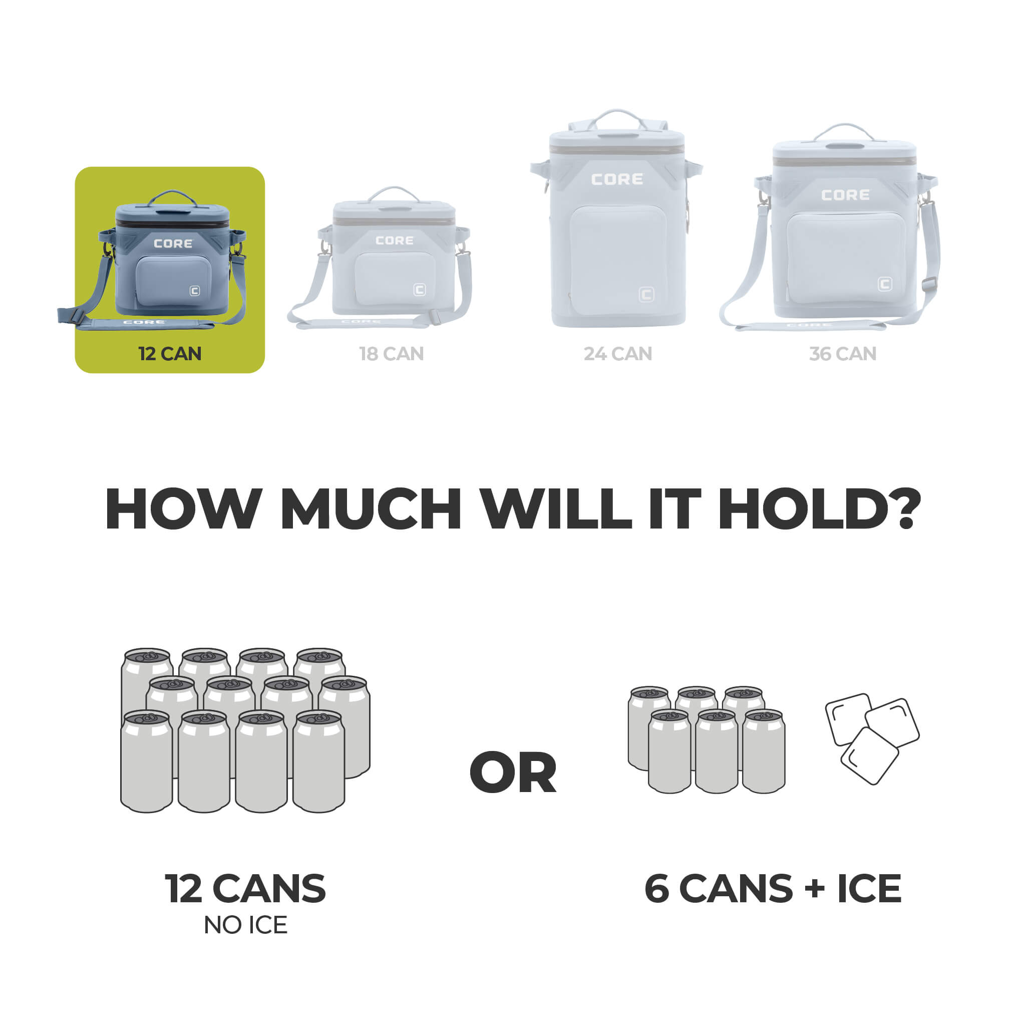 CLIMAKEEP Magnetic 12 Can Soft Cooler