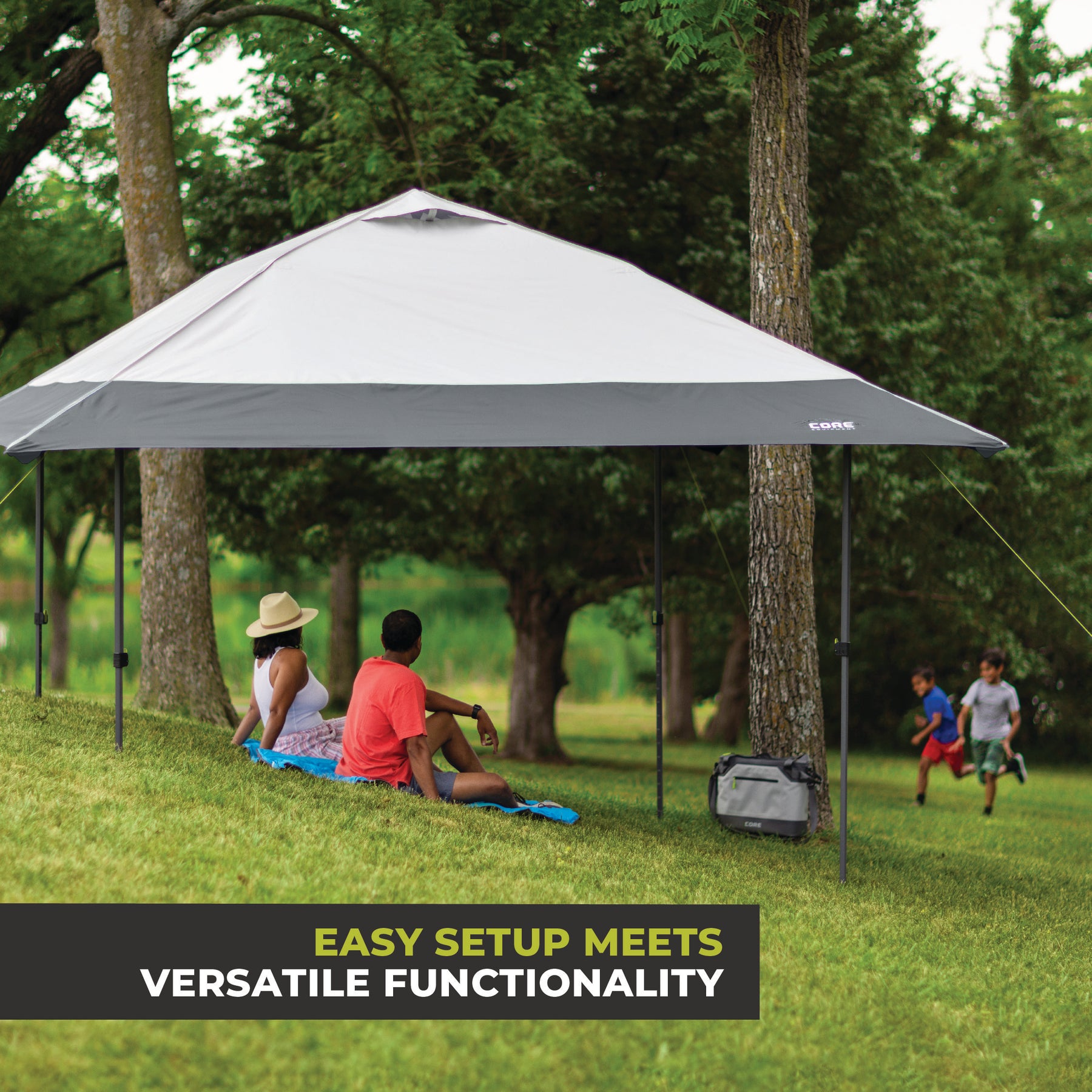 13 x 13 Center Push Eaved Instant Canopy Core Equipment