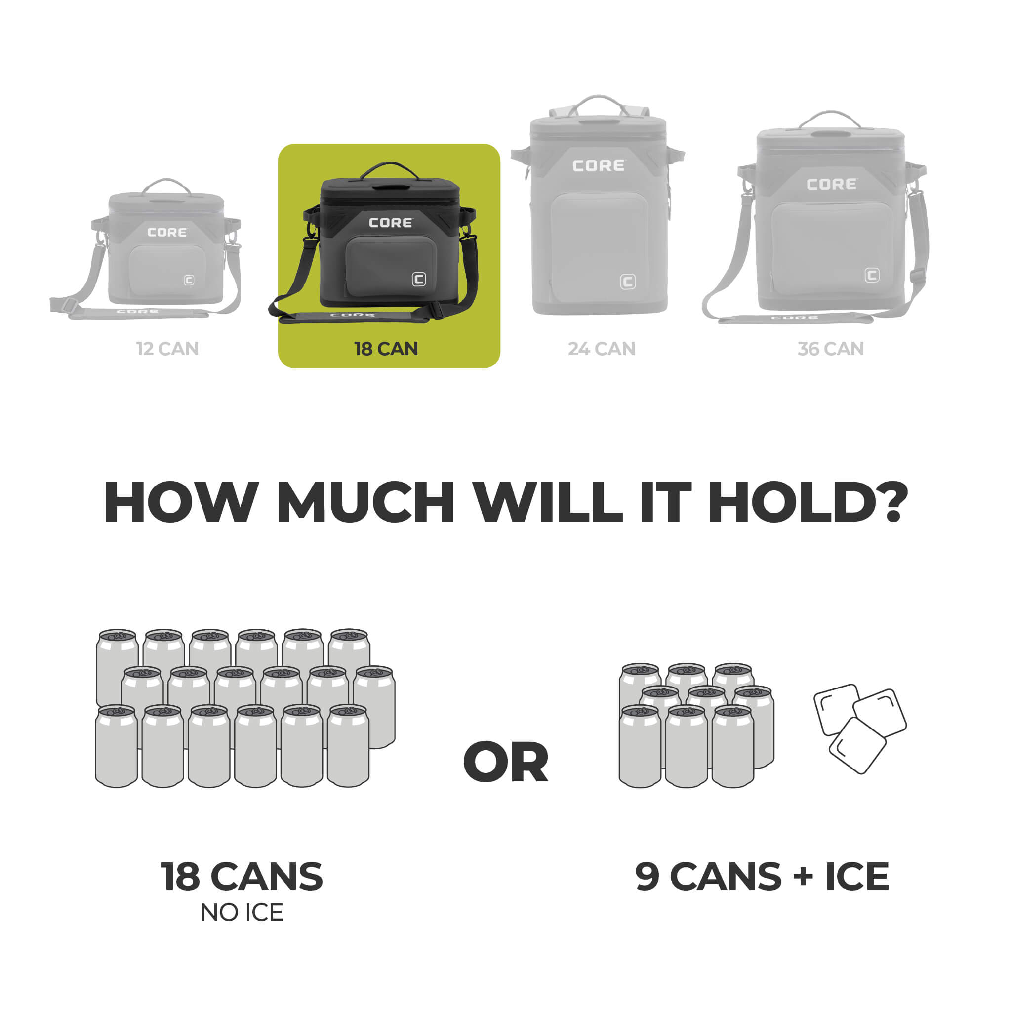 CLIMAKEEP Magnetic 18 Can Soft Cooler