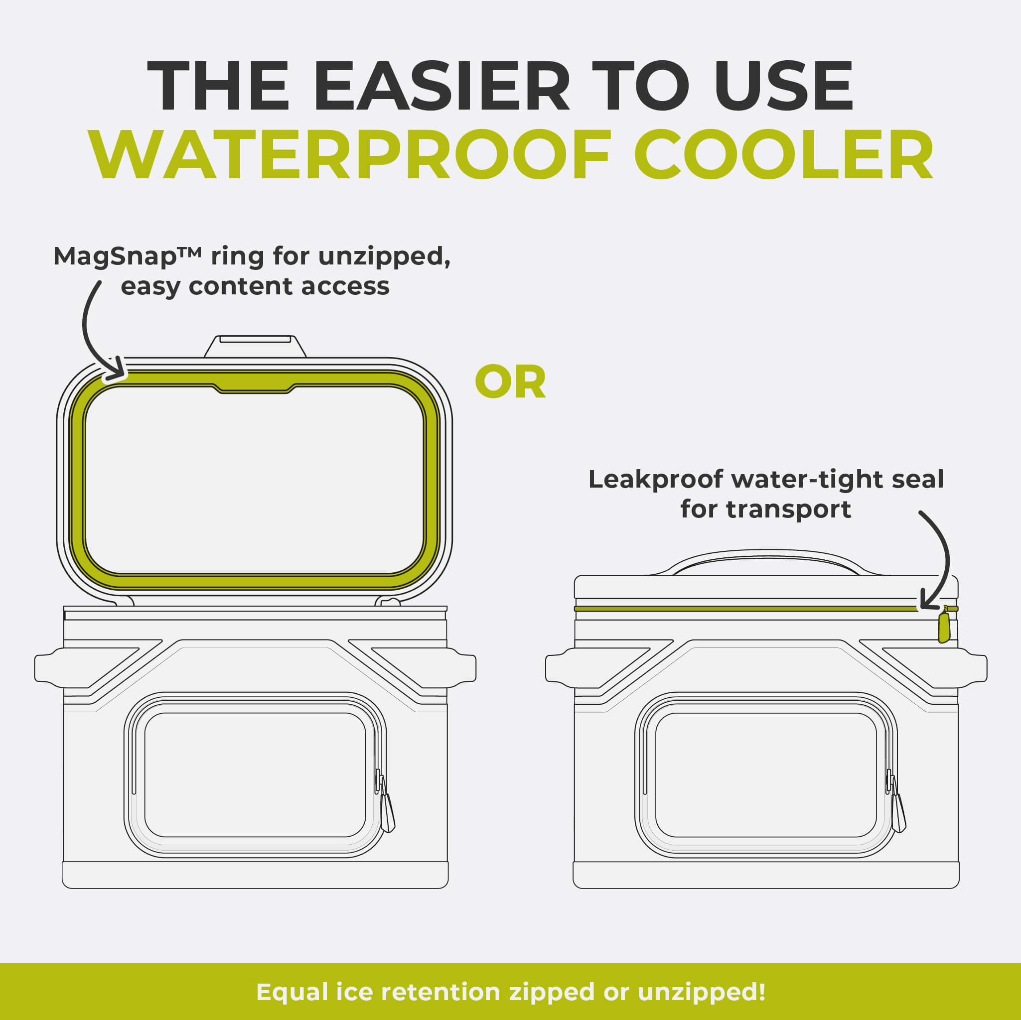 CLIMAKEEP Magnetic 18 Can Soft Cooler