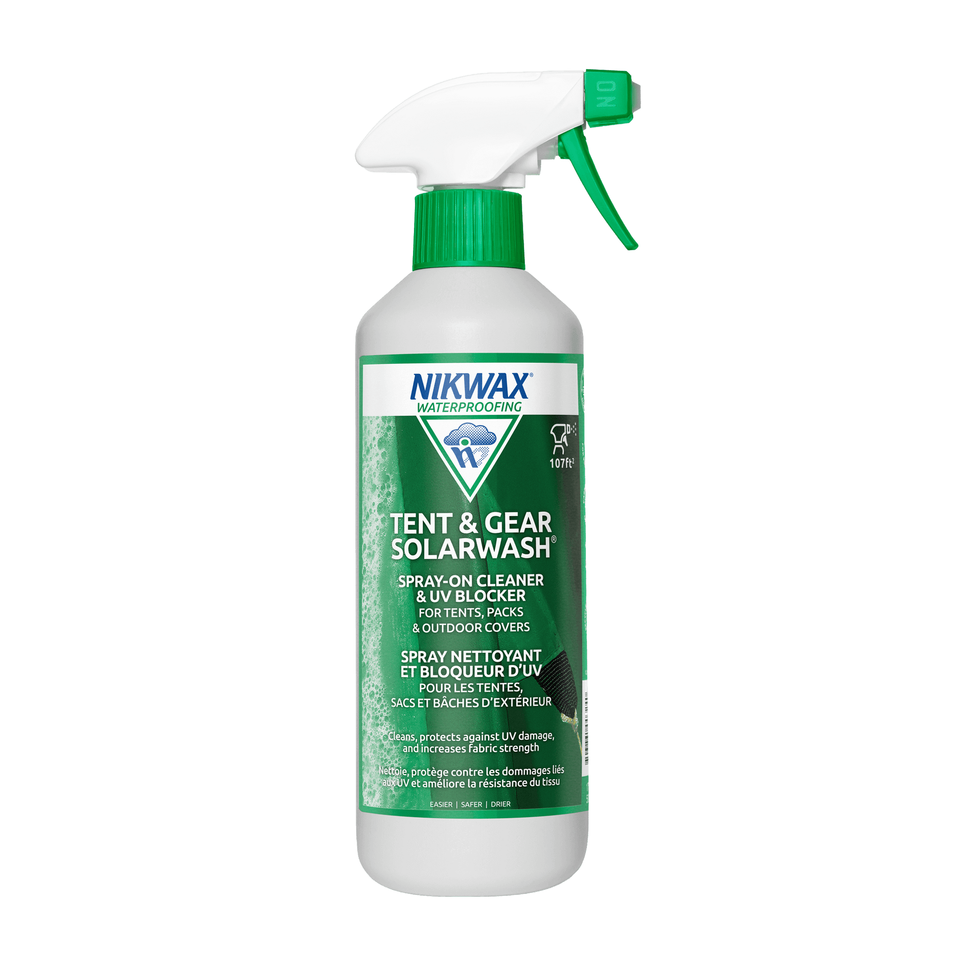 Nikwax Tent & Gear Solarwash spray bottle