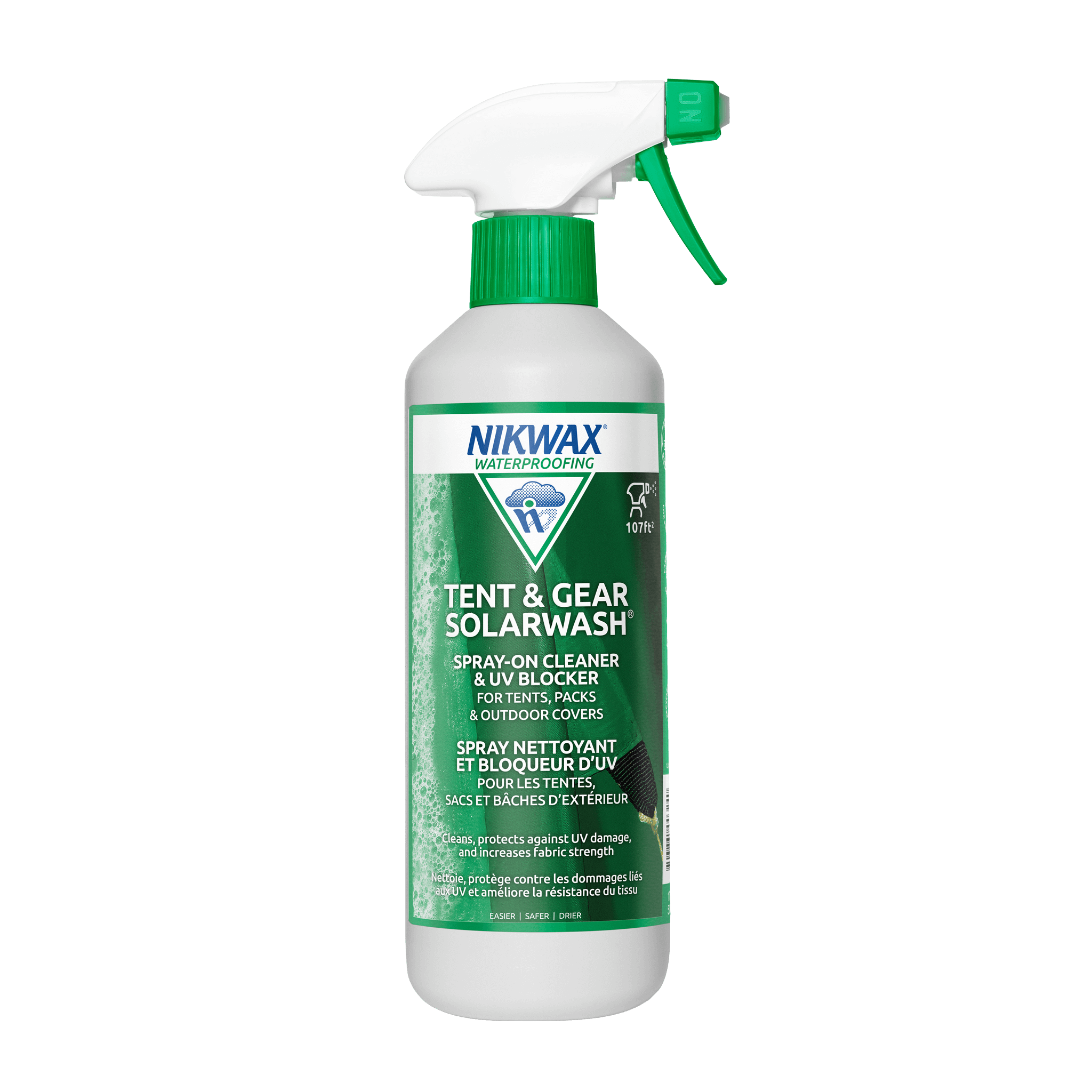 Nikwax Tent & Gear Solarwash spray bottle