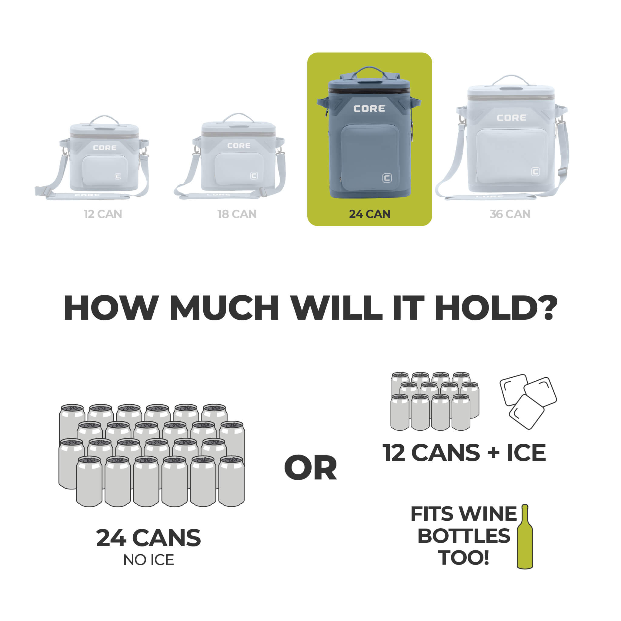 CLIMAKEEP Magnetic 24 Can Backpack Soft Cooler