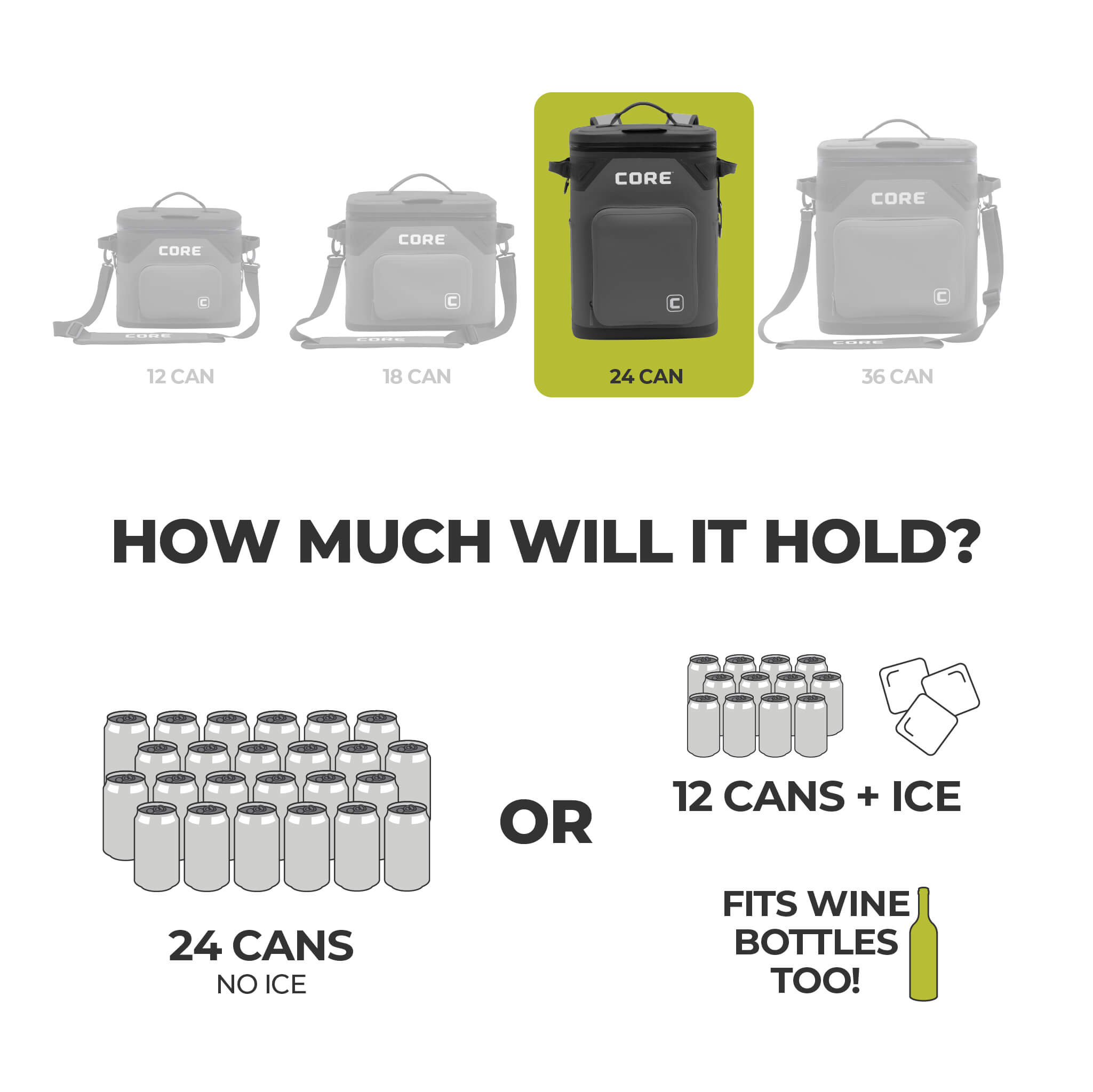 CLIMAKEEP Magnetic 24 Can Backpack Soft Cooler