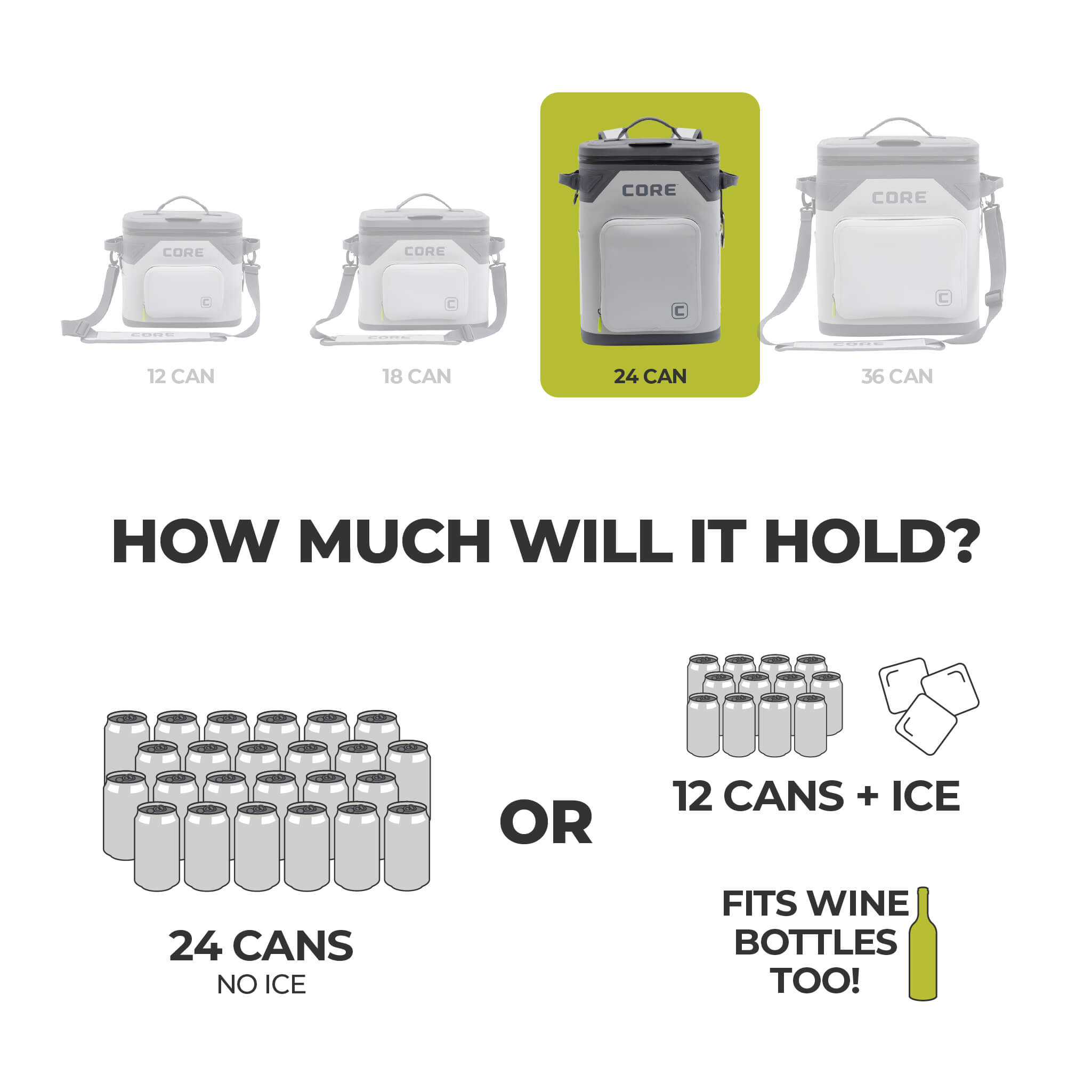CLIMAKEEP Magnetic 24 Can Backpack Soft Cooler