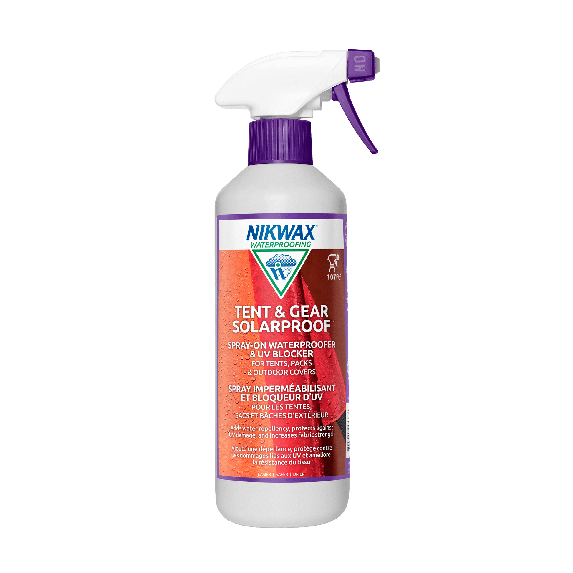 Nikwax Tent & Gear Solarproof spray bottle