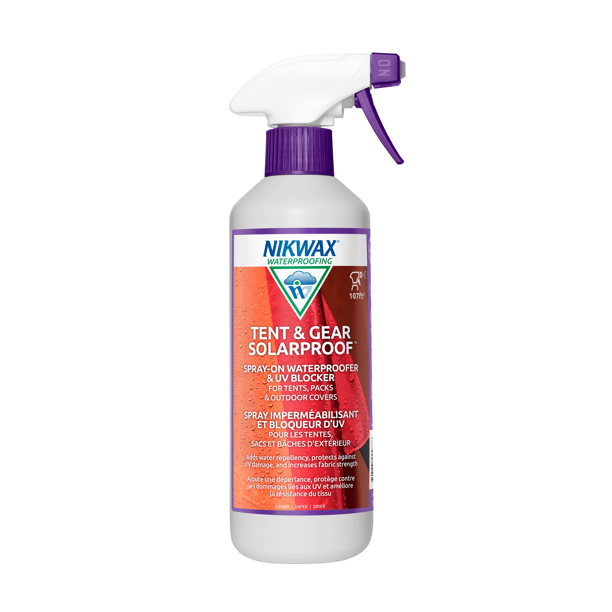 Nikwax Tent & Gear Solarproof spray bottle