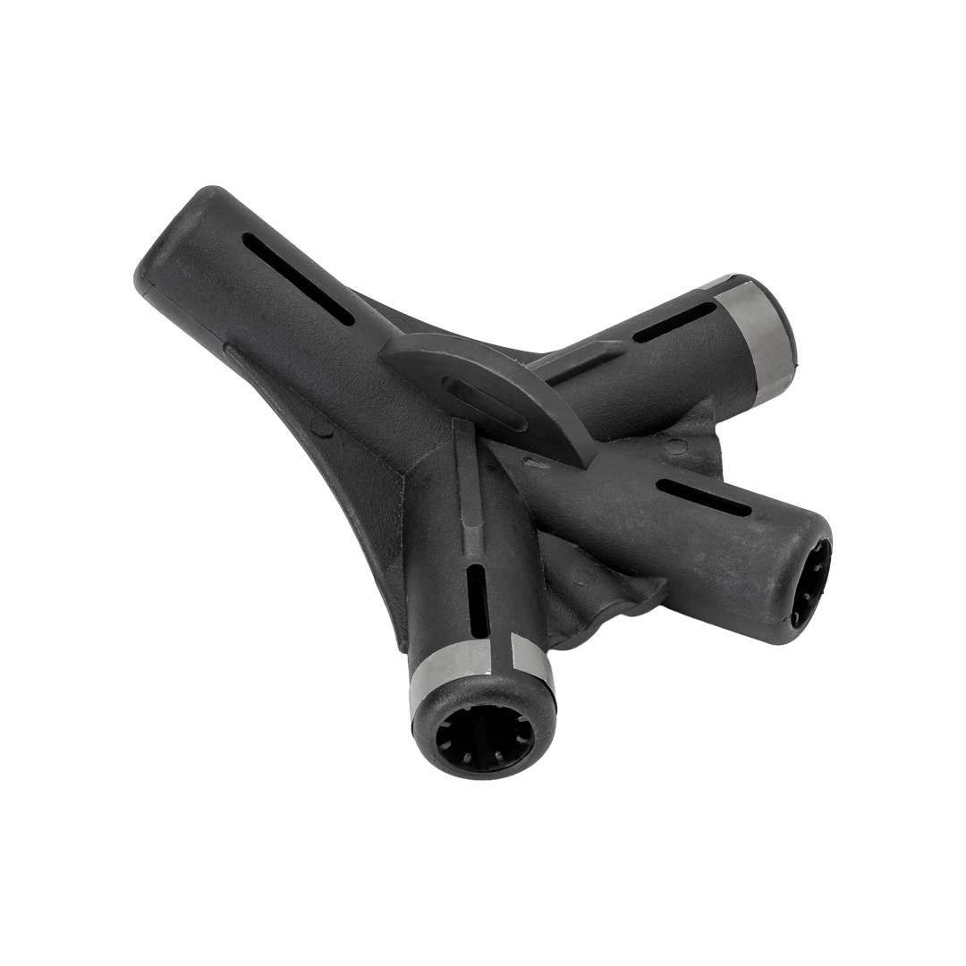 4-way joint shown from below