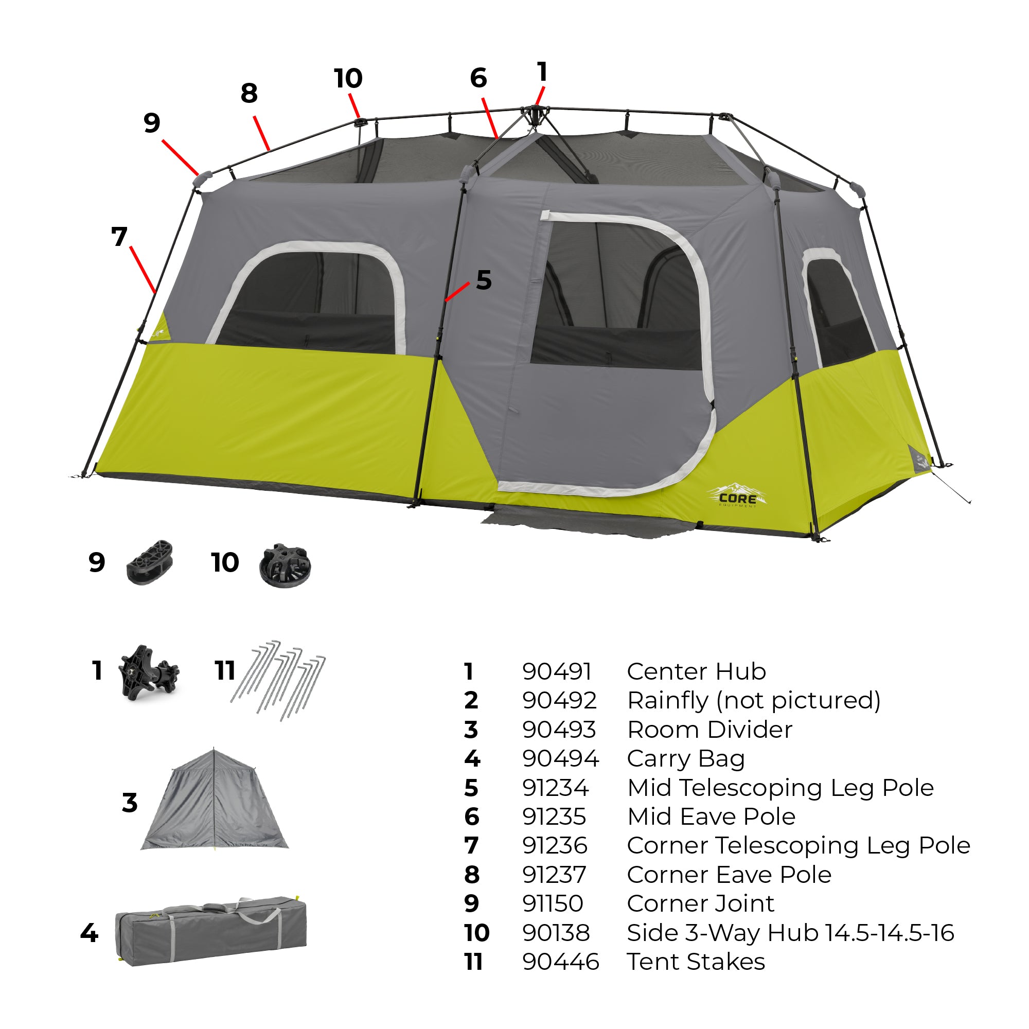 Center Hub - Part #: 90491