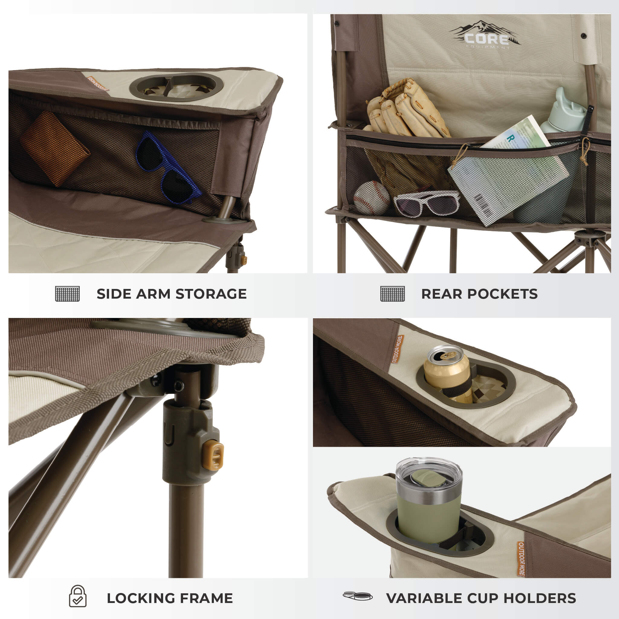 Loveseat Double Outdoor Camp Chair