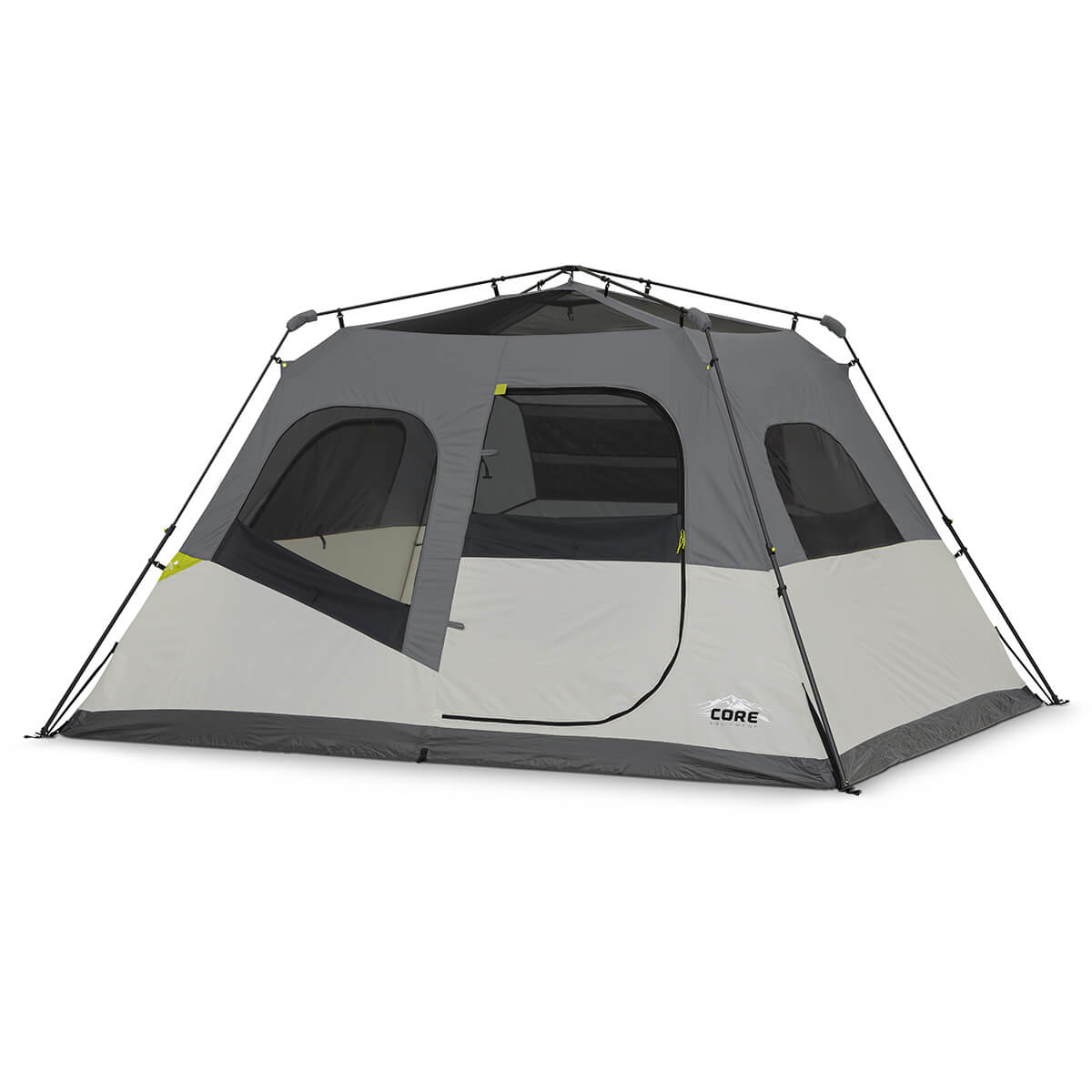 6 Person Instant Cabin Tent with Full Rainfly