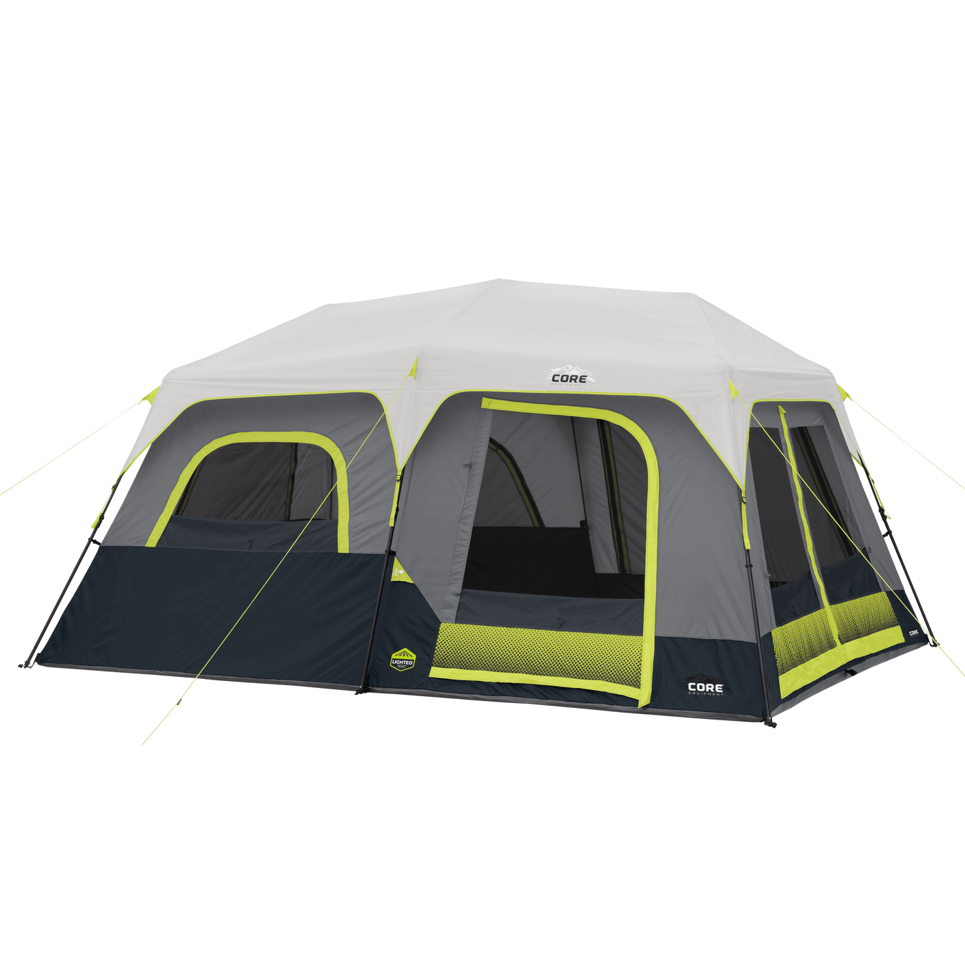 10 Person Lighted Instant Cabin Tent