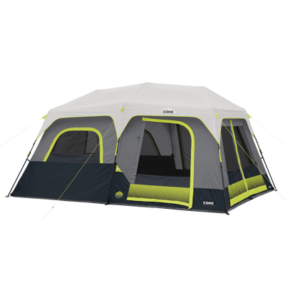 10 Person Lighted Instant Cabin Tent