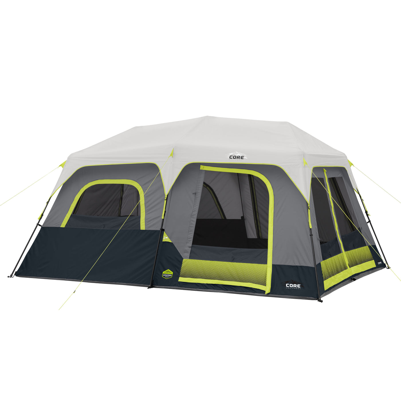 10 Person Lighted Instant Cabin Tent