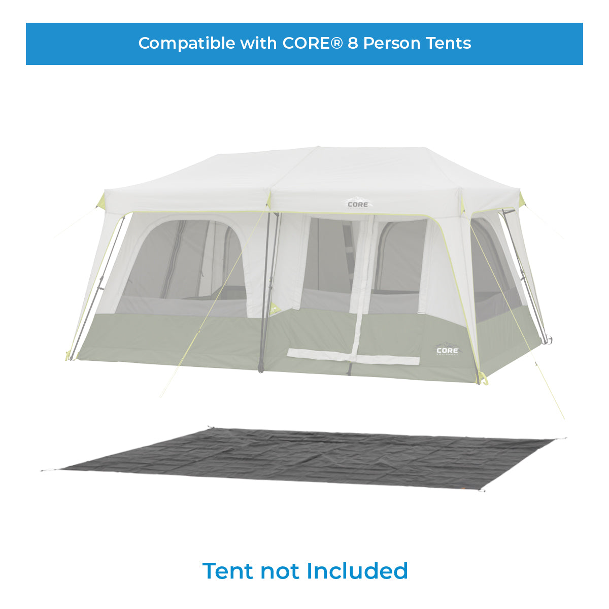 Footprint for 8 Person Instant Cabin Tent