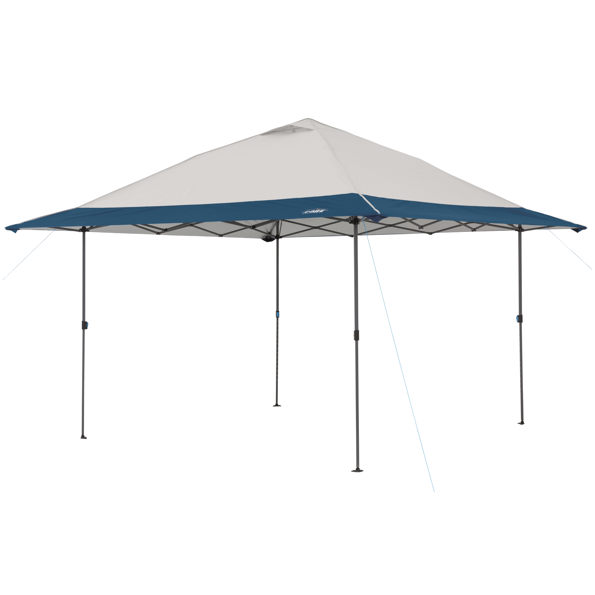 Outdoor CORE 13x13 canopy tent with blue and white canopy top