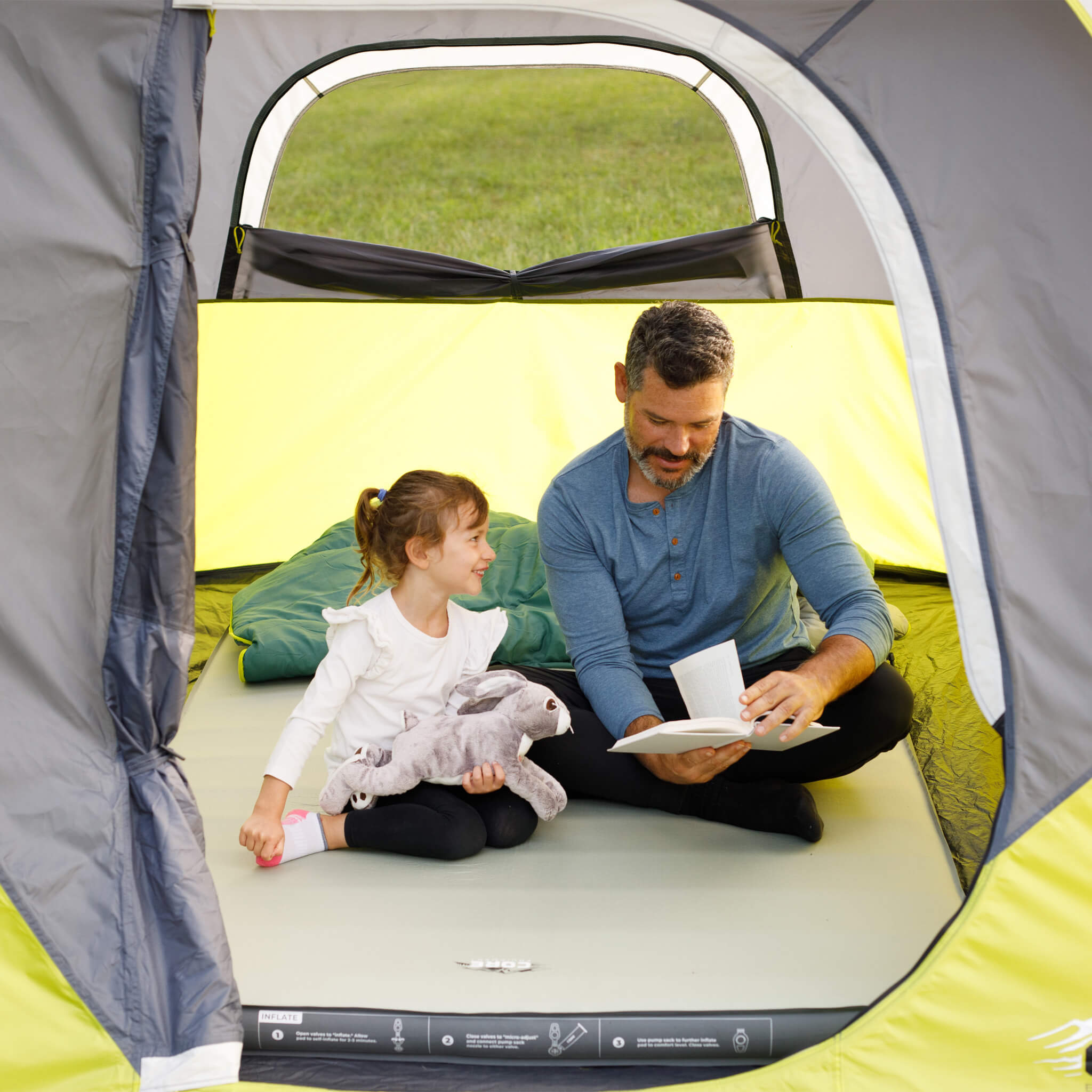 4 Season Double Self Inflating Camping Bed