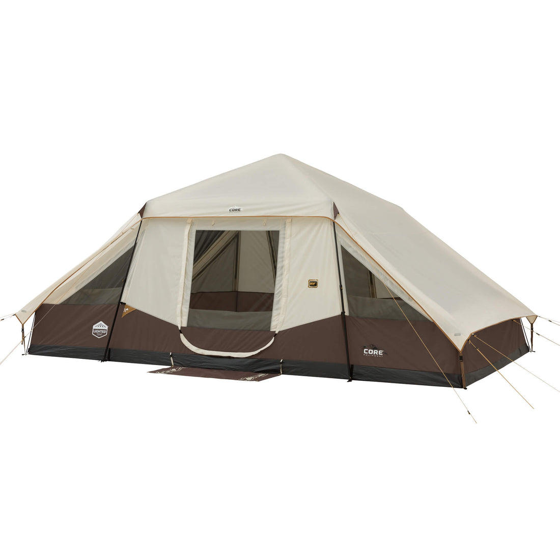 10 Person Lighted Instant Pyramid Tent