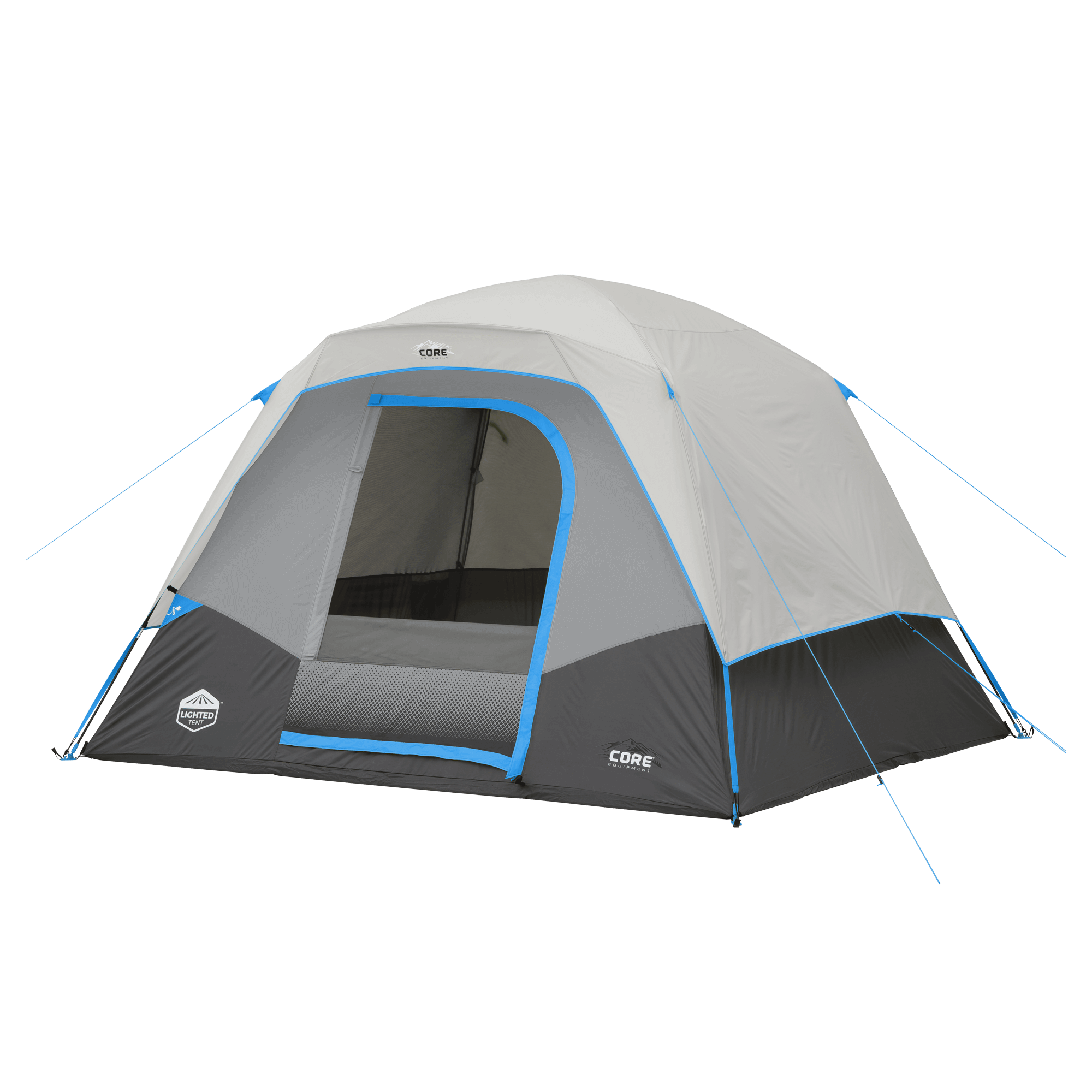 6 Person Lighted Dome Tent