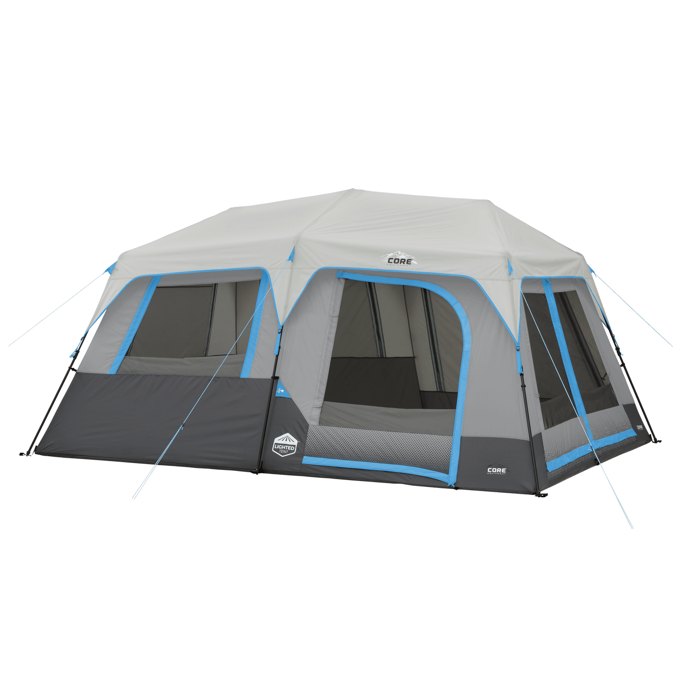 10 Person Lighted Instant Cabin Tent