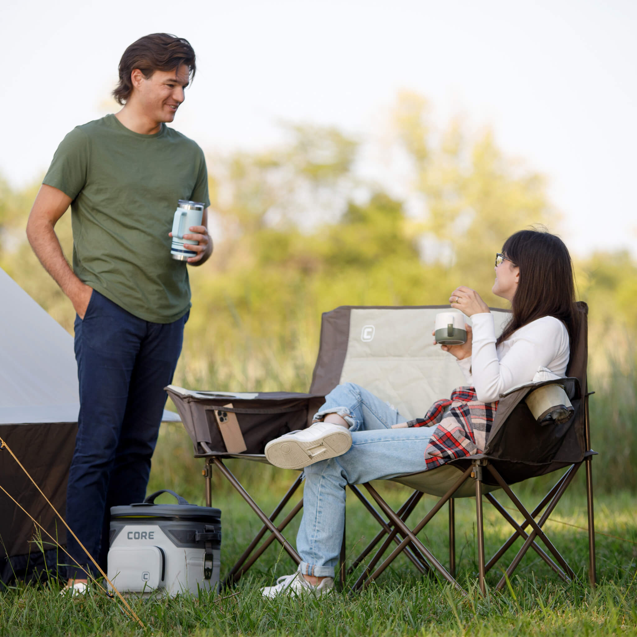 Loveseat Double Outdoor Camp Chair