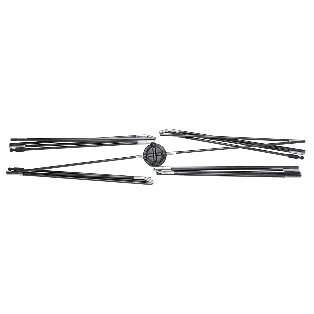 Set of black metal rods for CORE tent