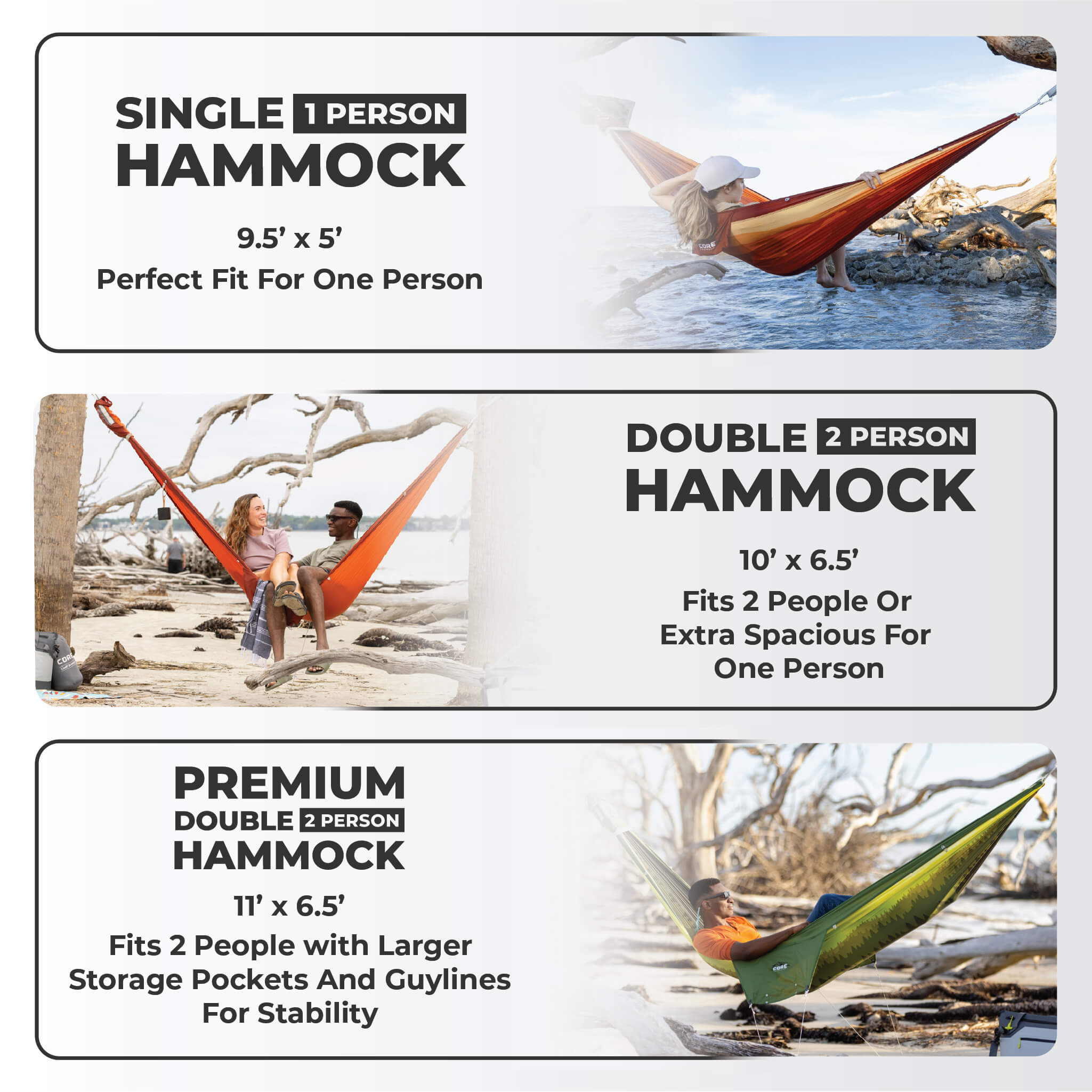 Premium Double Hammock