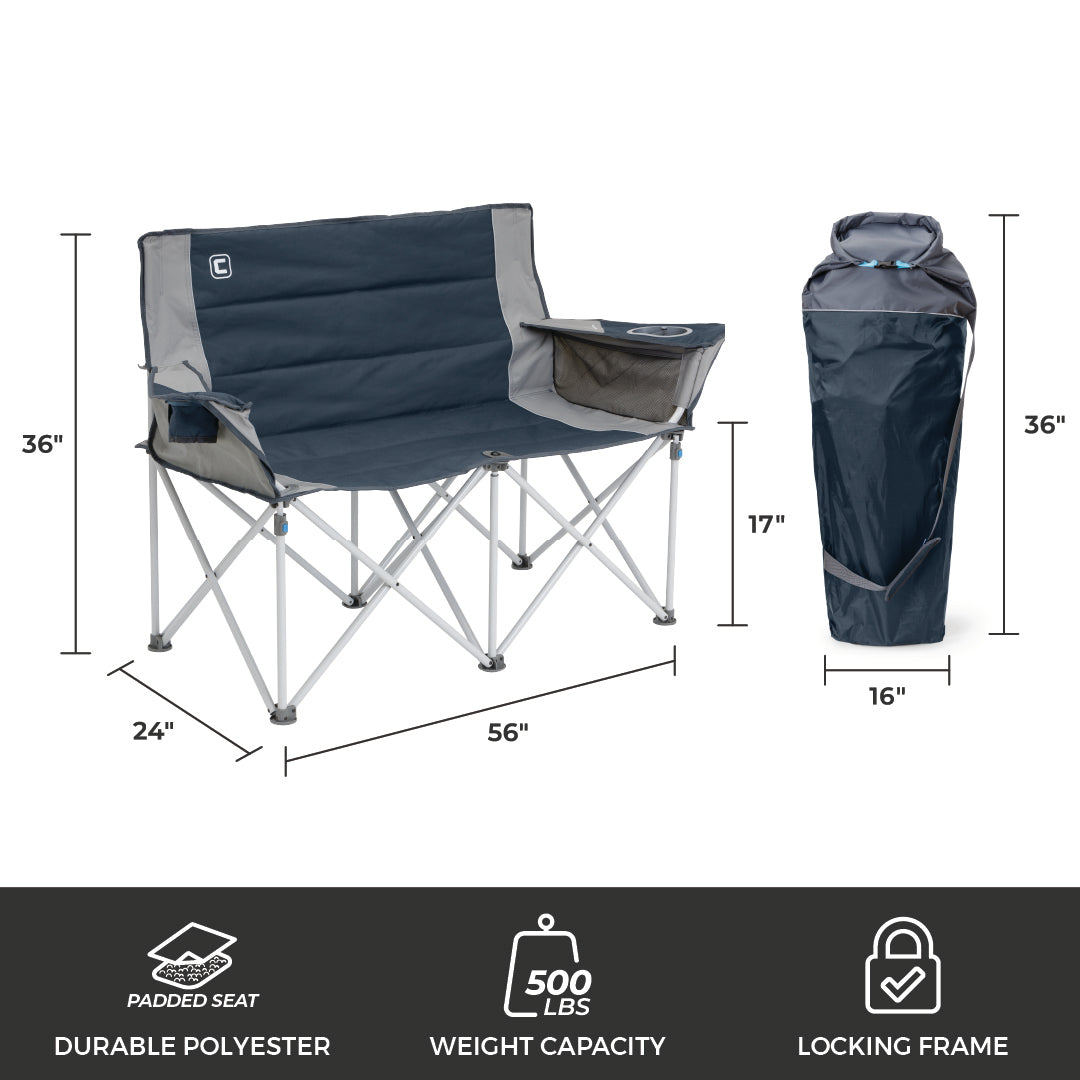Loveseat Double Outdoor Camp Chair