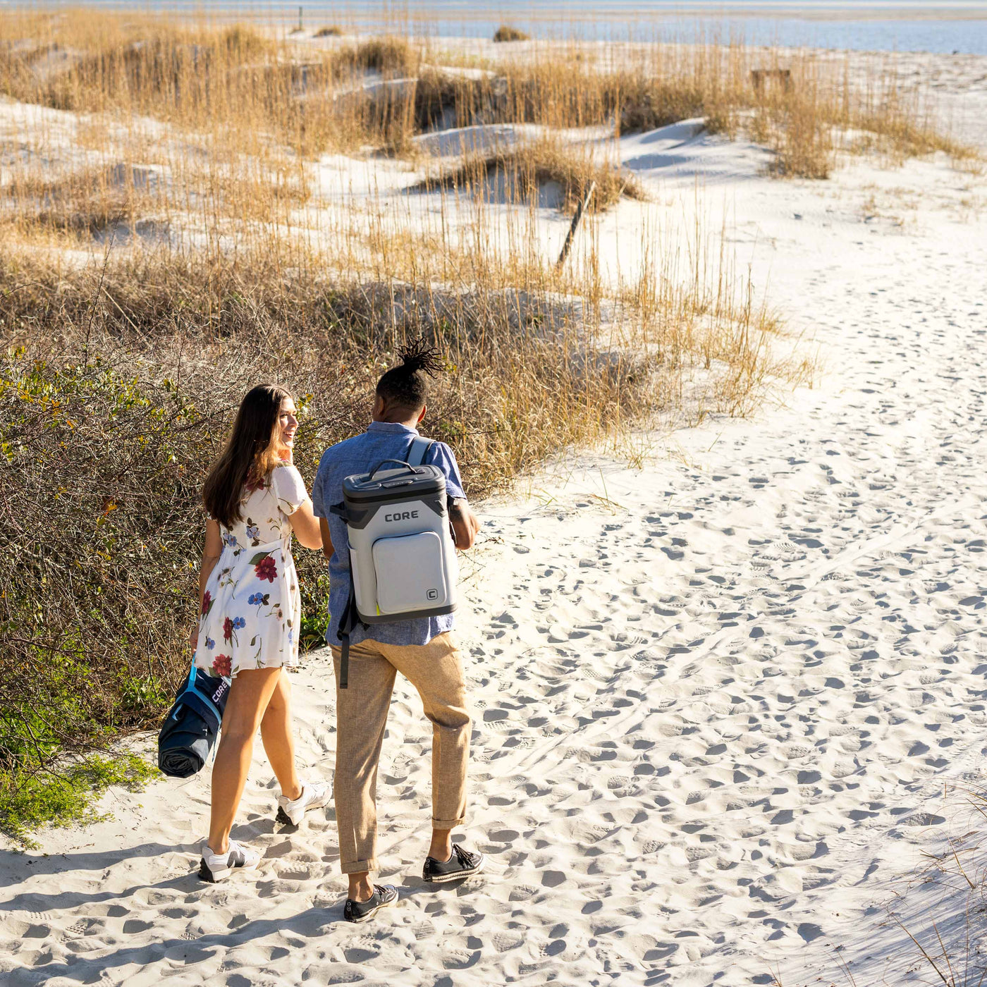 Magnetic 24 Can Backpack Soft Cooler