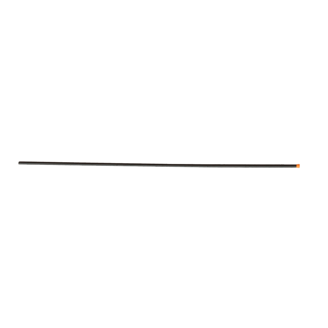 steel corner leg pole with orange endcap fully assembled