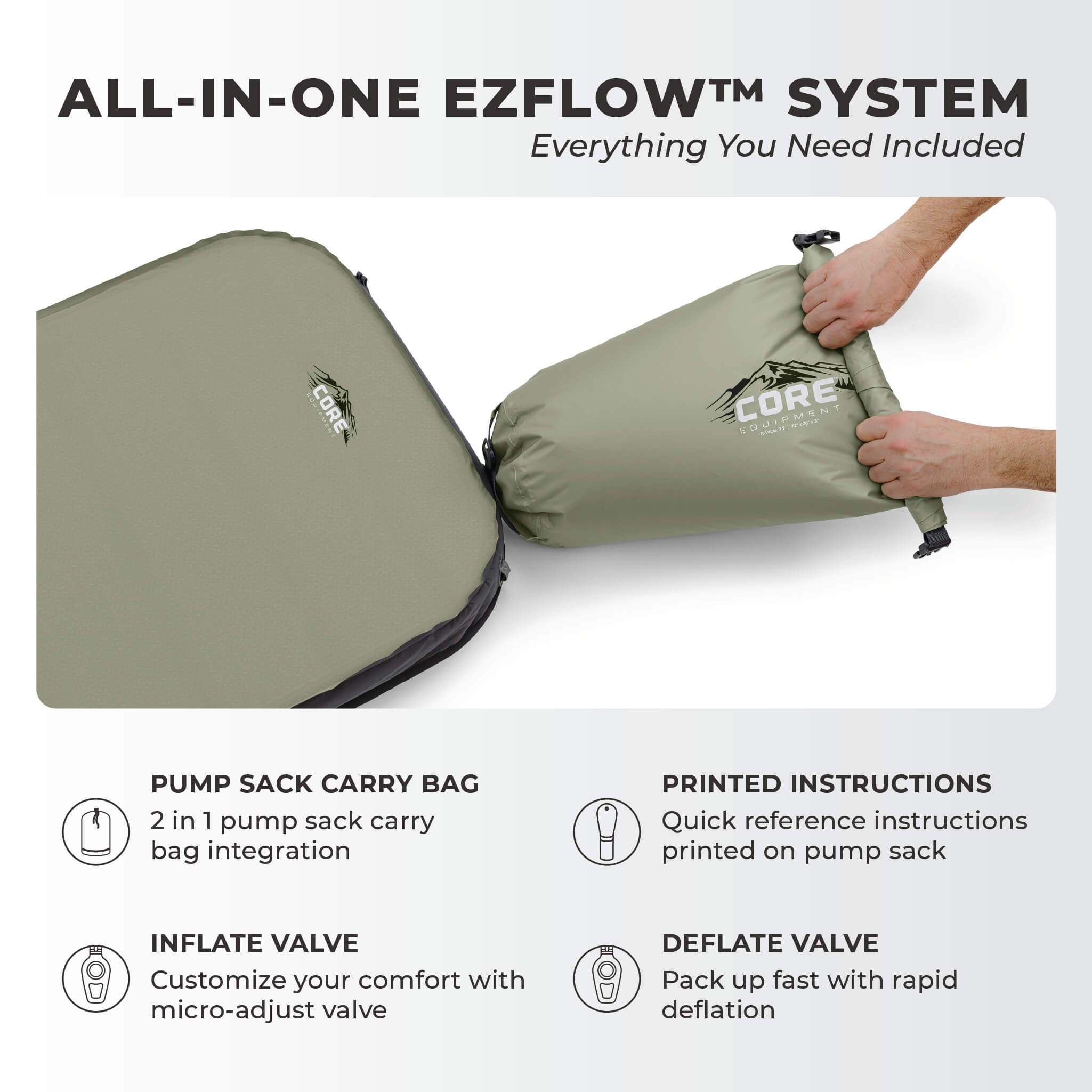 4 Season Regular Self Inflating Camping Bed
