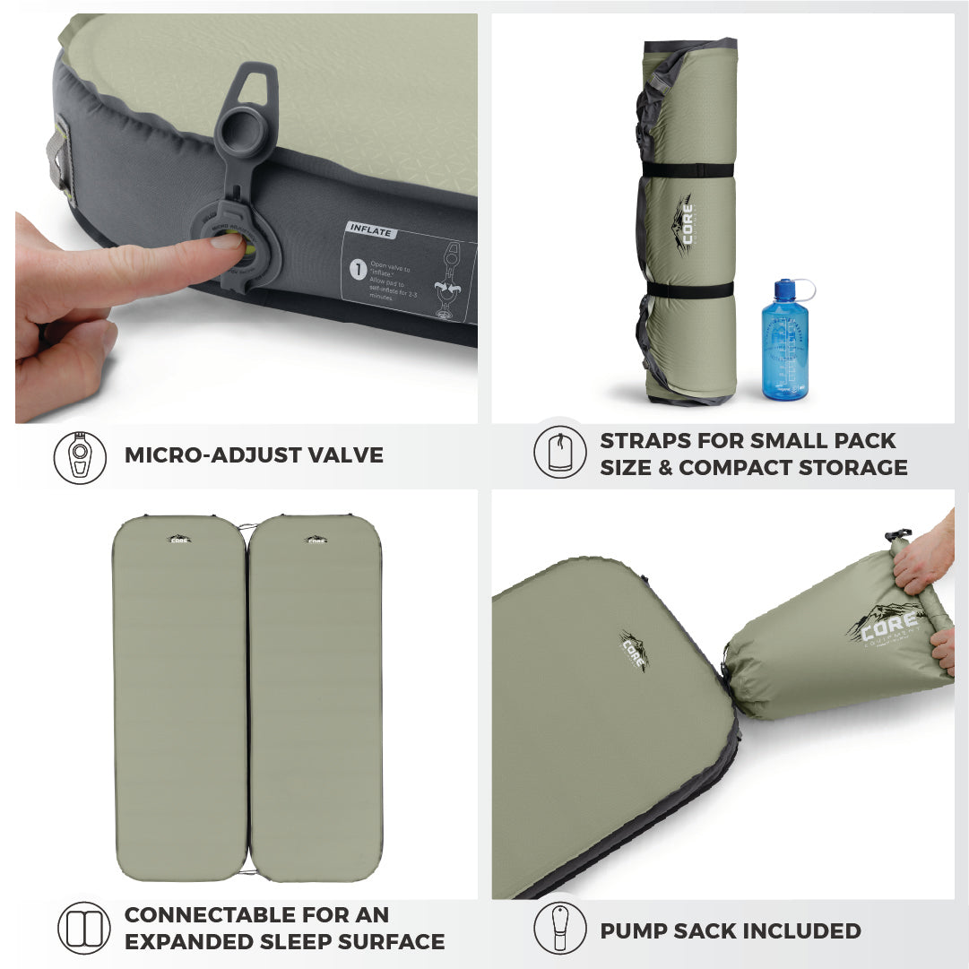 4 Season Regular Self Inflating Camping Bed